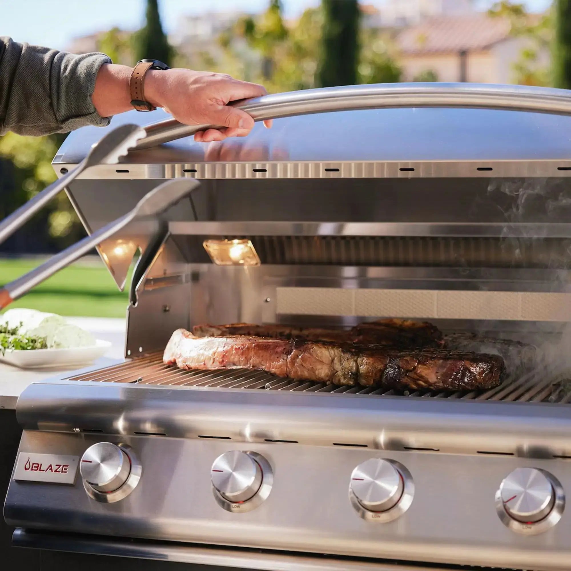 Blaze LTE+ 40-Inch 5-Burner Freestanding Gas Grill with Cart Blaze