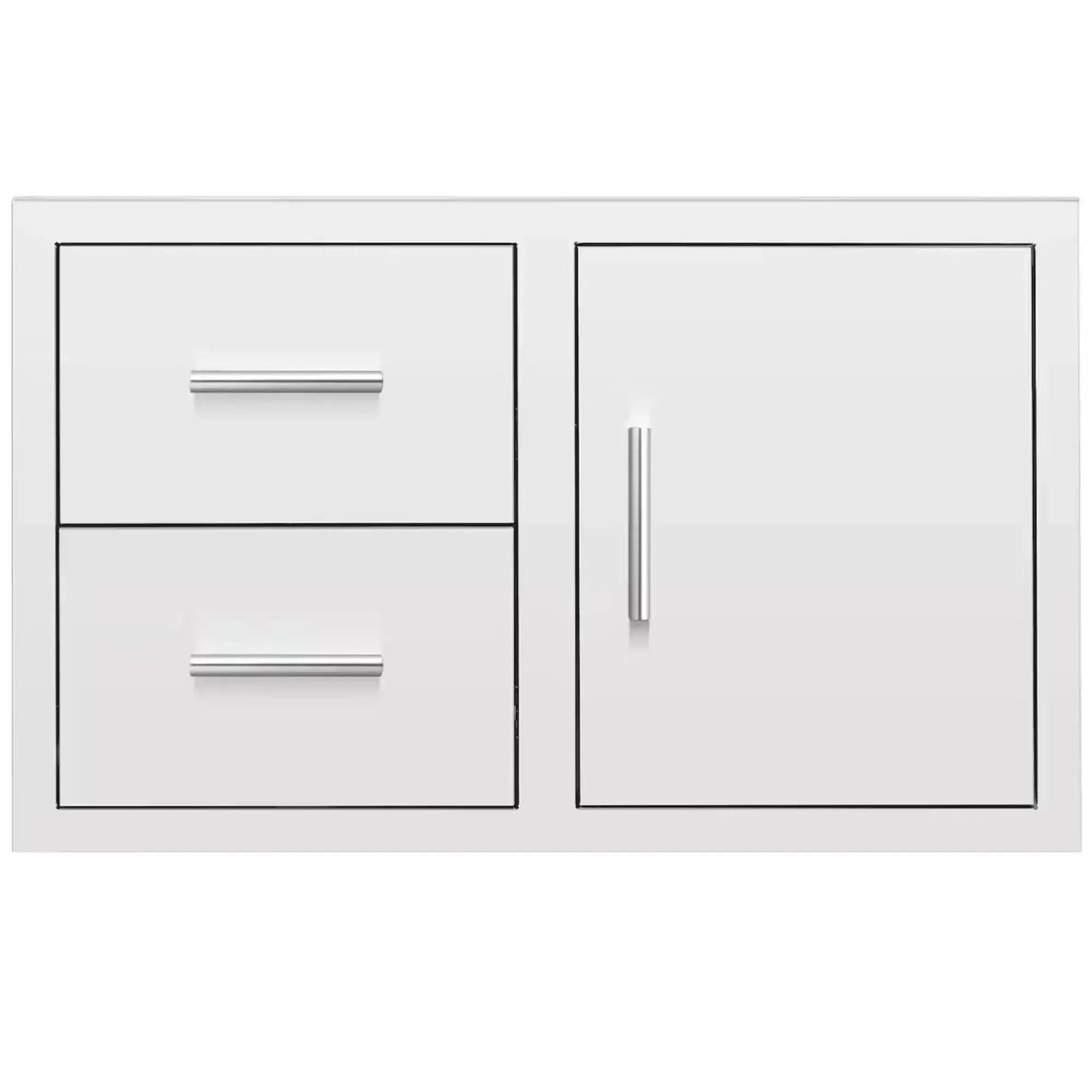 Summerset 36" 2-Drawer & Access Door Combo — 304 SS, Soft-Close, Hidden Hinge | DC2-36 Summerset