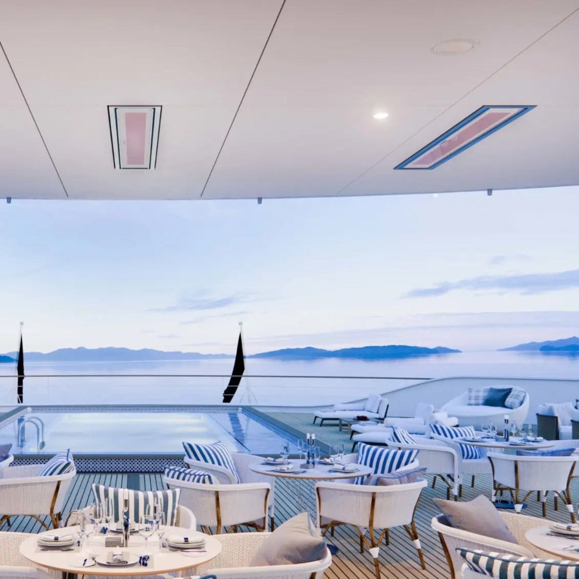 Bromic Platinum Smart-Heat Electric Patio Heater – 4500W – Wall or Ceiling Mount