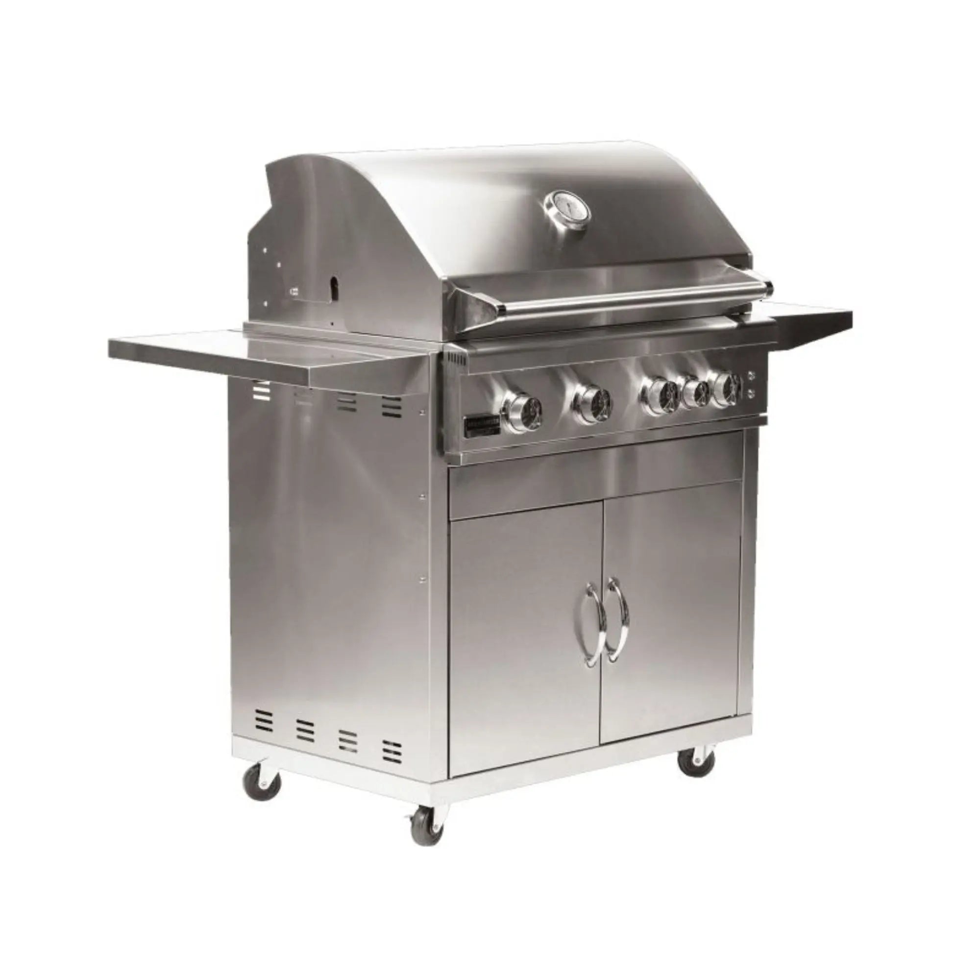 Broilmaster B-Series 32-Inch Marine Grade Fully Loaded 4-Burner Freestanding Gas Grill with Cart broilmaster