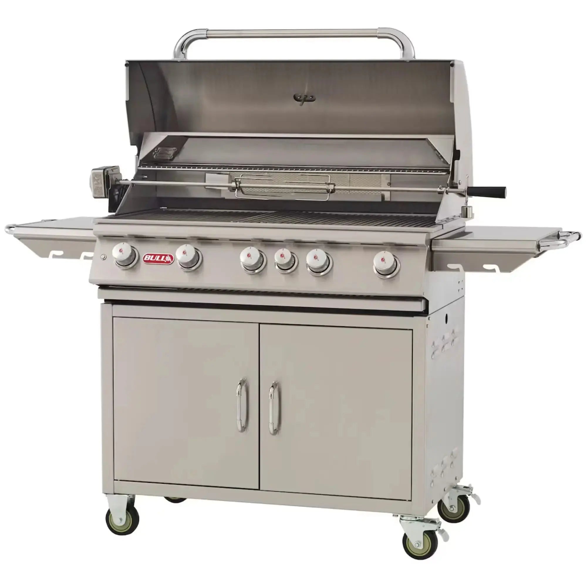 Bull Brahma 38-Inch 5-Burner Freestanding Gas Grill with Cart Bull