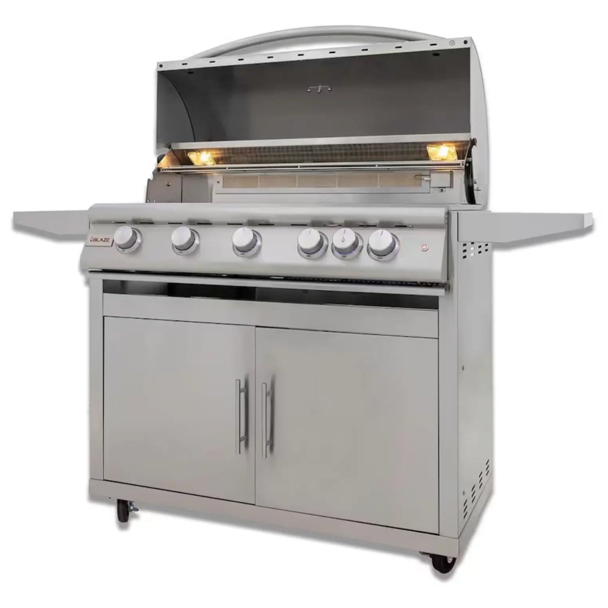 Blaze LTE+ 40-Inch 5-Burner Freestanding Gas Grill with Cart