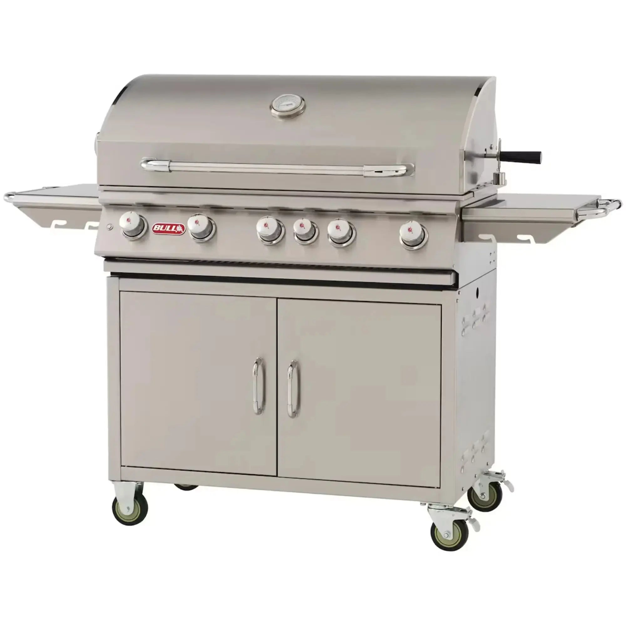 Bull Brahma 38-Inch 5-Burner Freestanding Gas Grill with Cart Bull