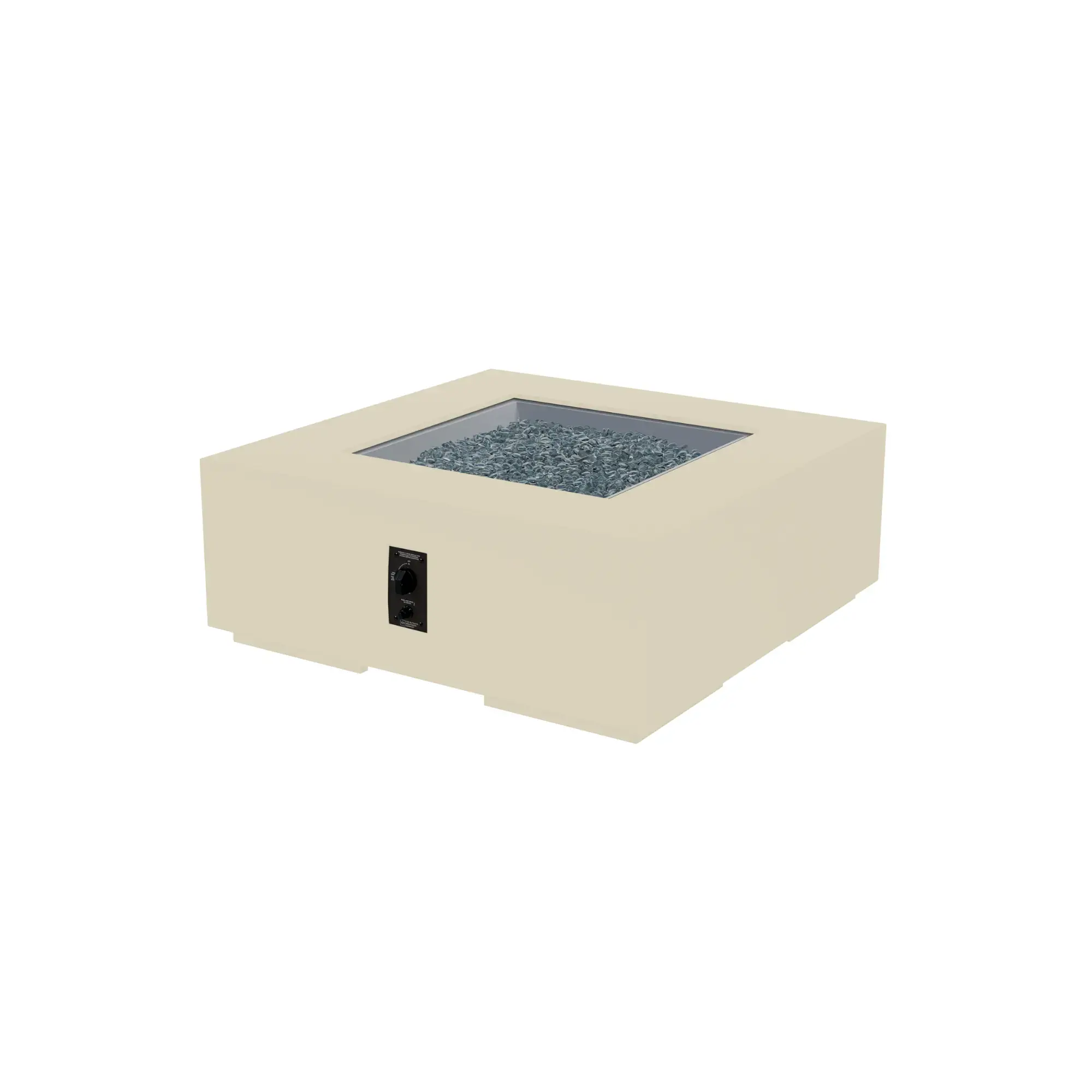 42″ Cove Square Concrete Gas Fire Pit Table – The Outdoor GreatRoom Company The Outdoor GreatRoom Company