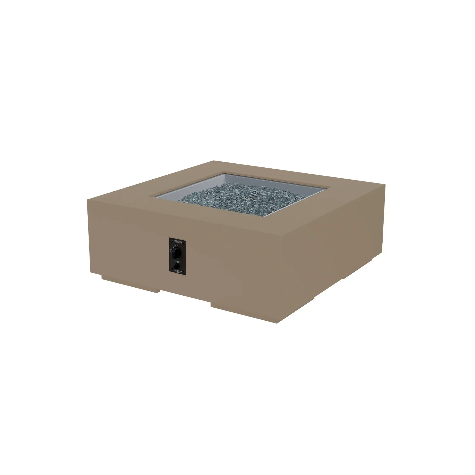 42″ Cove Square Concrete Gas Fire Pit Table – The Outdoor GreatRoom Company The Outdoor GreatRoom Company