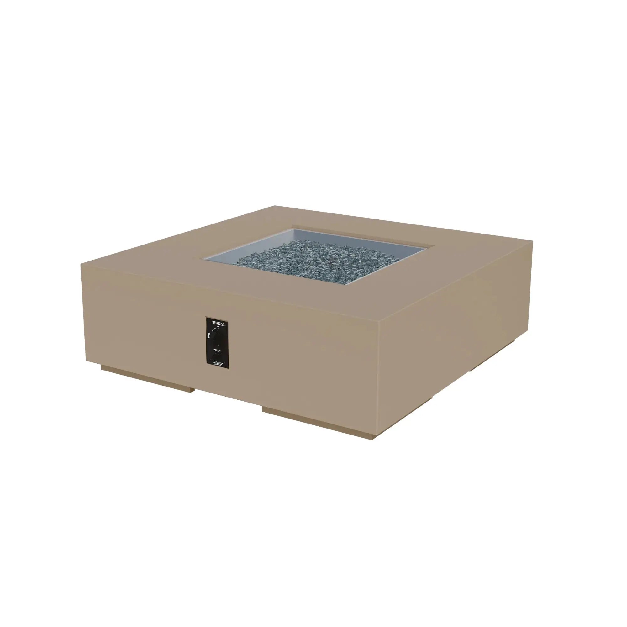 48″ Cove Square Concrete Gas Fire Pit Table – The Outdoor GreatRoom Company The Outdoor GreatRoom Company