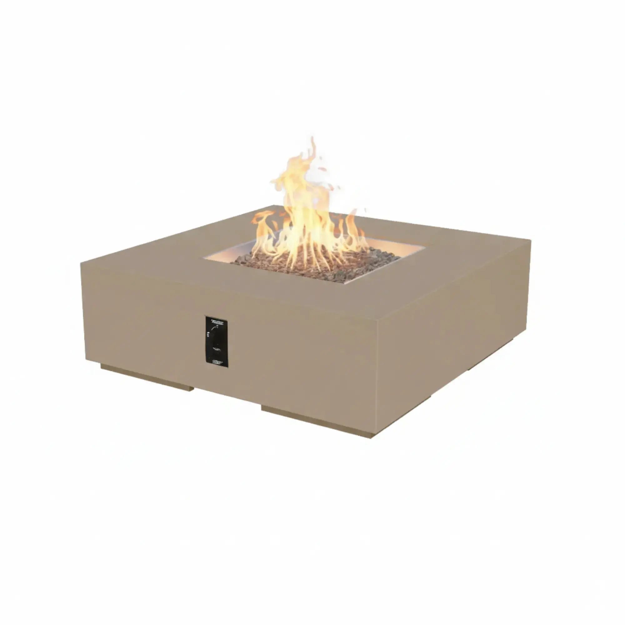 48″ Cove Square Concrete Gas Fire Pit Table – The Outdoor GreatRoom Company The Outdoor GreatRoom Company