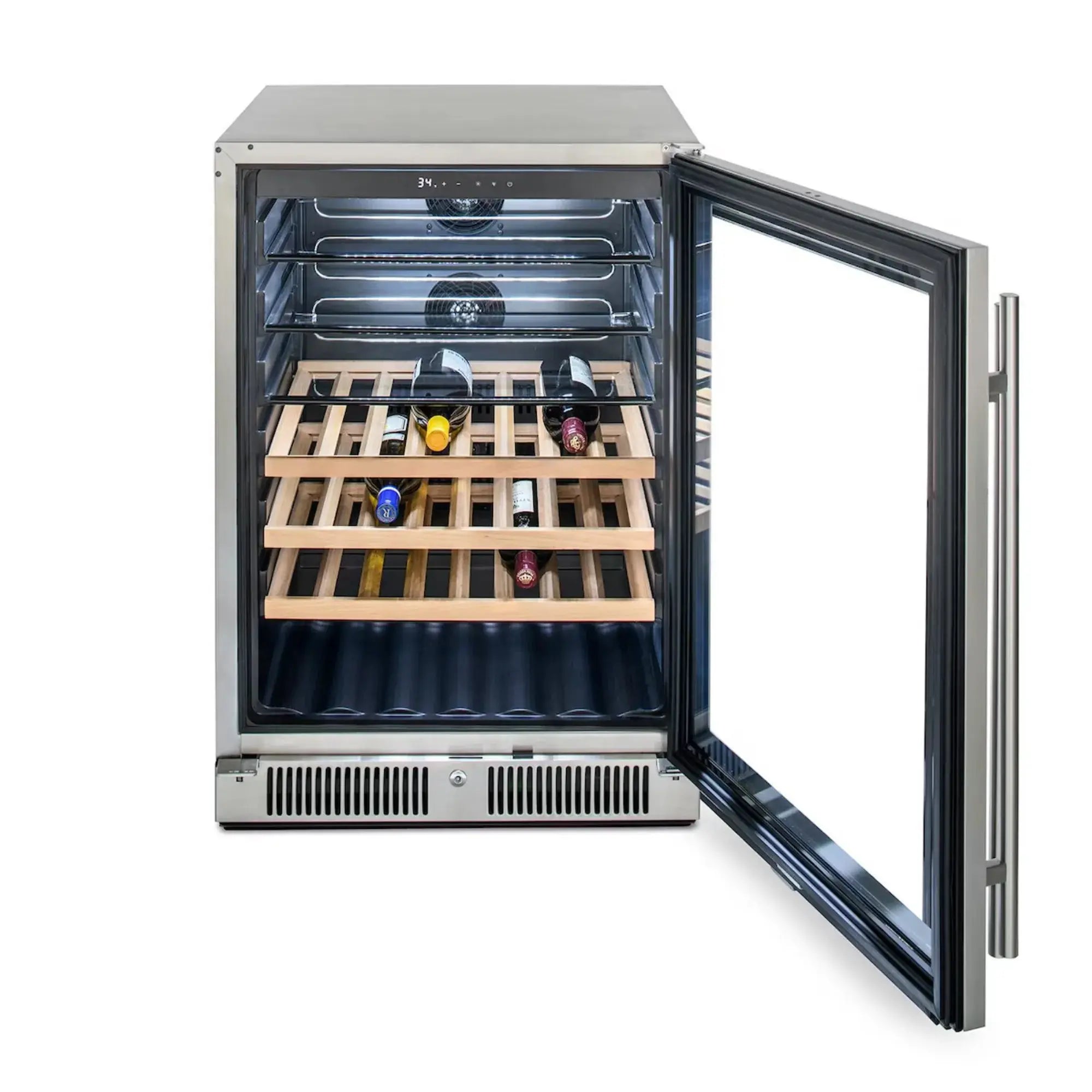 Blaze 24-Inch 5.5 Cu. Ft. Outdoor Glass Door Beverage Cooler – BLZ-GDBEV-5.5 Blaze
