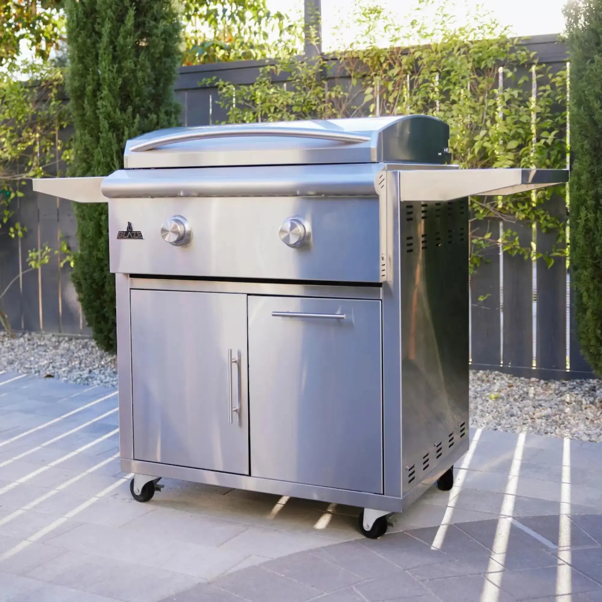 Blaze LTE+ 30-Inch Gas Griddle Freestanding with Cart Blaze