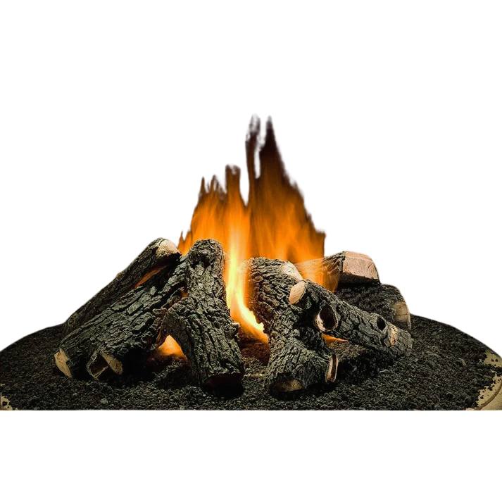 Wilderness Oak Fire Pit Log Set – 30” (8-Piece)