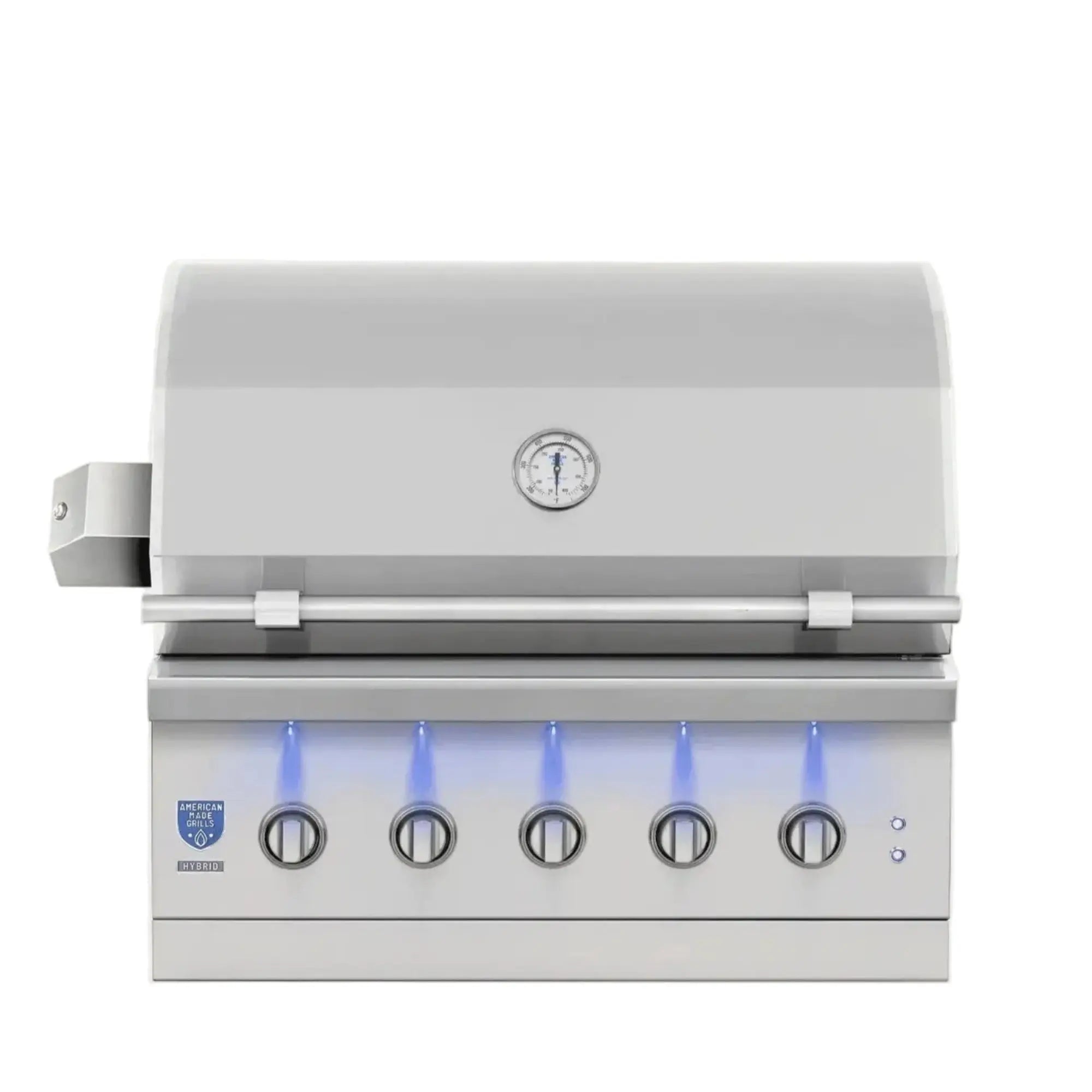 American Made Grills Encore 36-Inch Built-In Hybrid Grill — 110,000 BTU | Gas, Charcoal & Wood | Made in USA American Made Grills