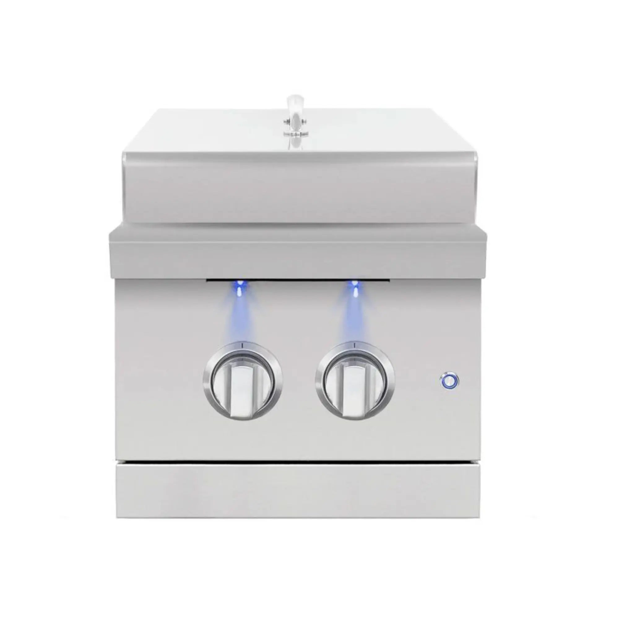 American Made Grills Encore Double Side Burner — 28,000 BTU w/ Independent Controls & LED Lighting | ENCSB2 American Made Grills