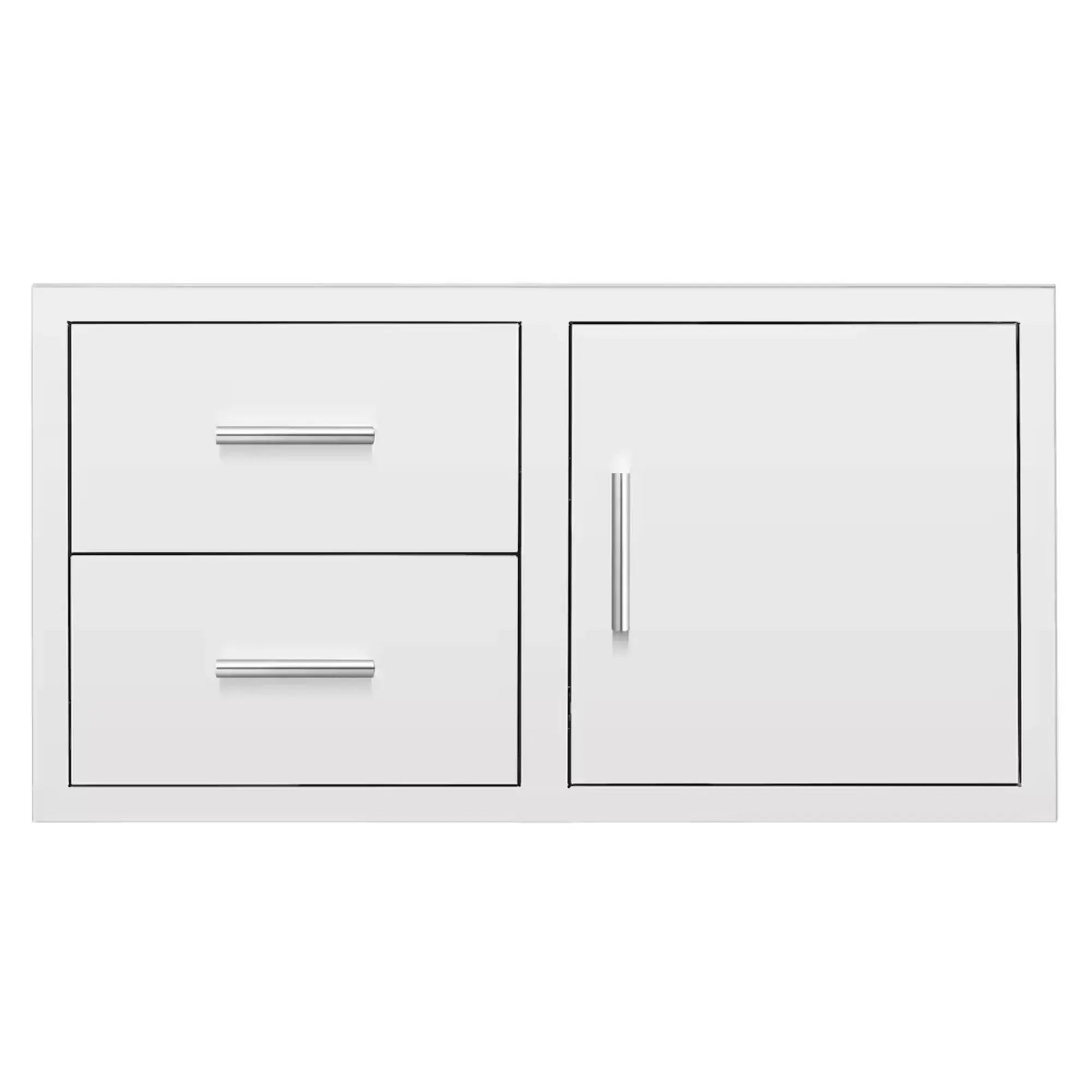 Summerset 42" 2-Drawer & Access Door Combo — 304 SS, Soft-Close, Hidden Hinge | DC2-42 Summerset