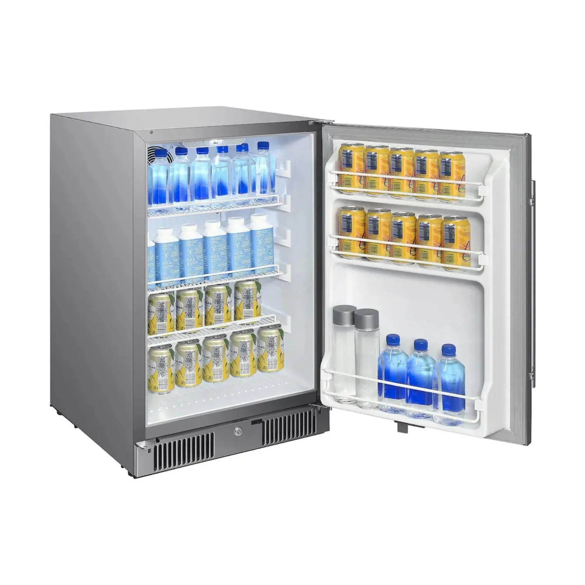 Blaze 20-Inch 4.3 Cu. Ft. Outdoor Rated Refrigerator w/ Lock – BLZ-SSRF-4.3 Blaze