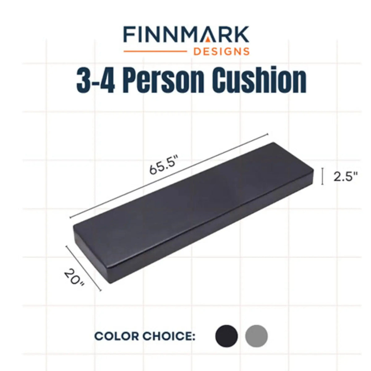 Finnmark 3-Person Sauna Cushion Finnmark