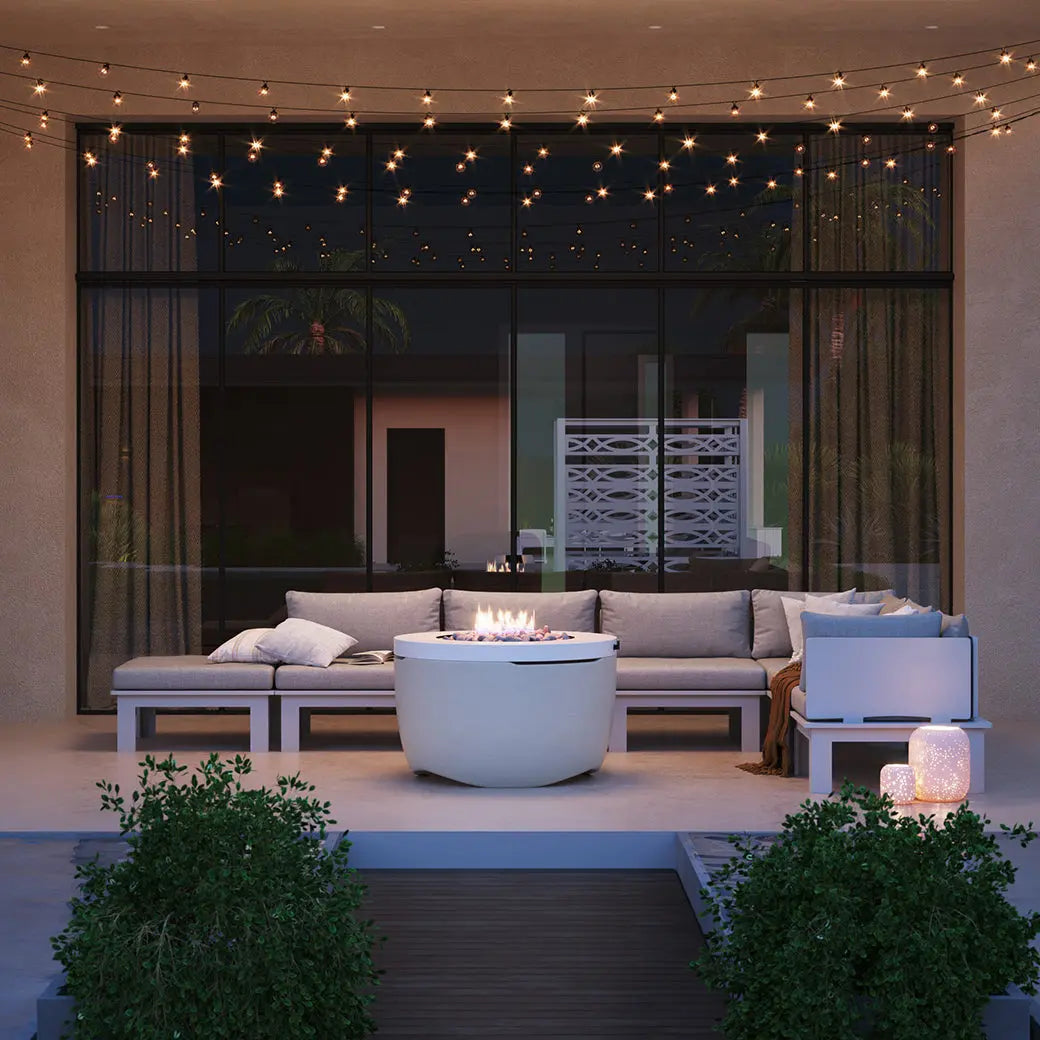 Ledge Lounger Halo 40" Round Propane Fire Pit - 70,000 BTU - view 14