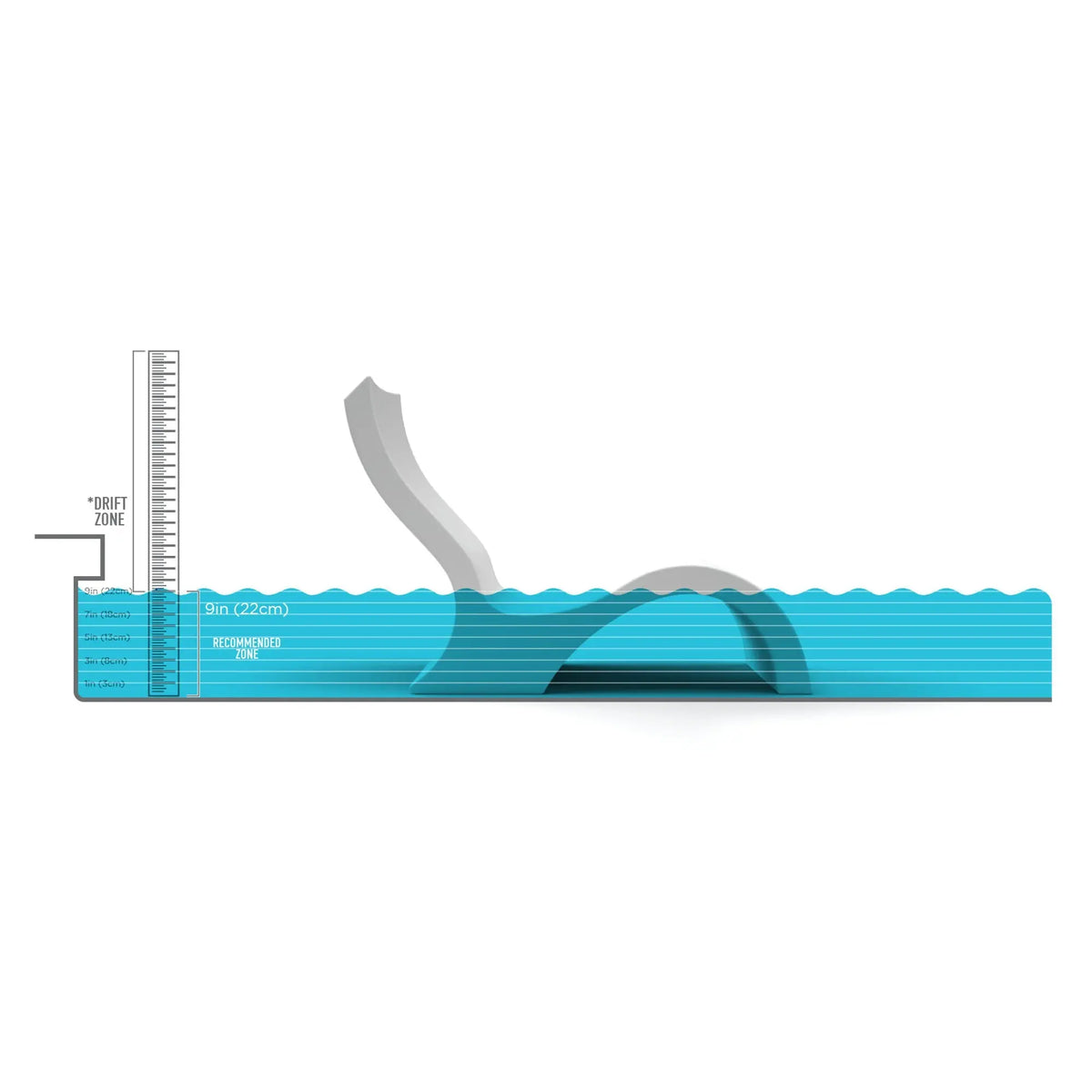 Ledge Lounger Signature Lowback Chair Resin In-Pool Chair - view 8