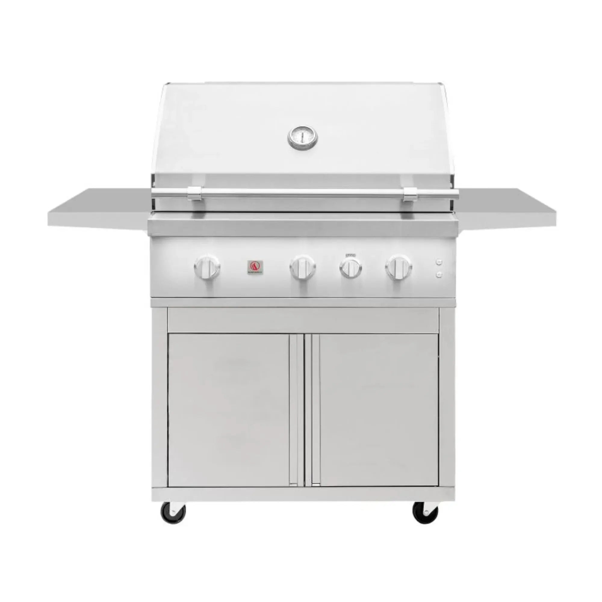 Summerset Quest 36" 3-Burner Freestanding Gas Grill w/ Cart — 70,000 BTU | QST36+QST36-DC Summerset