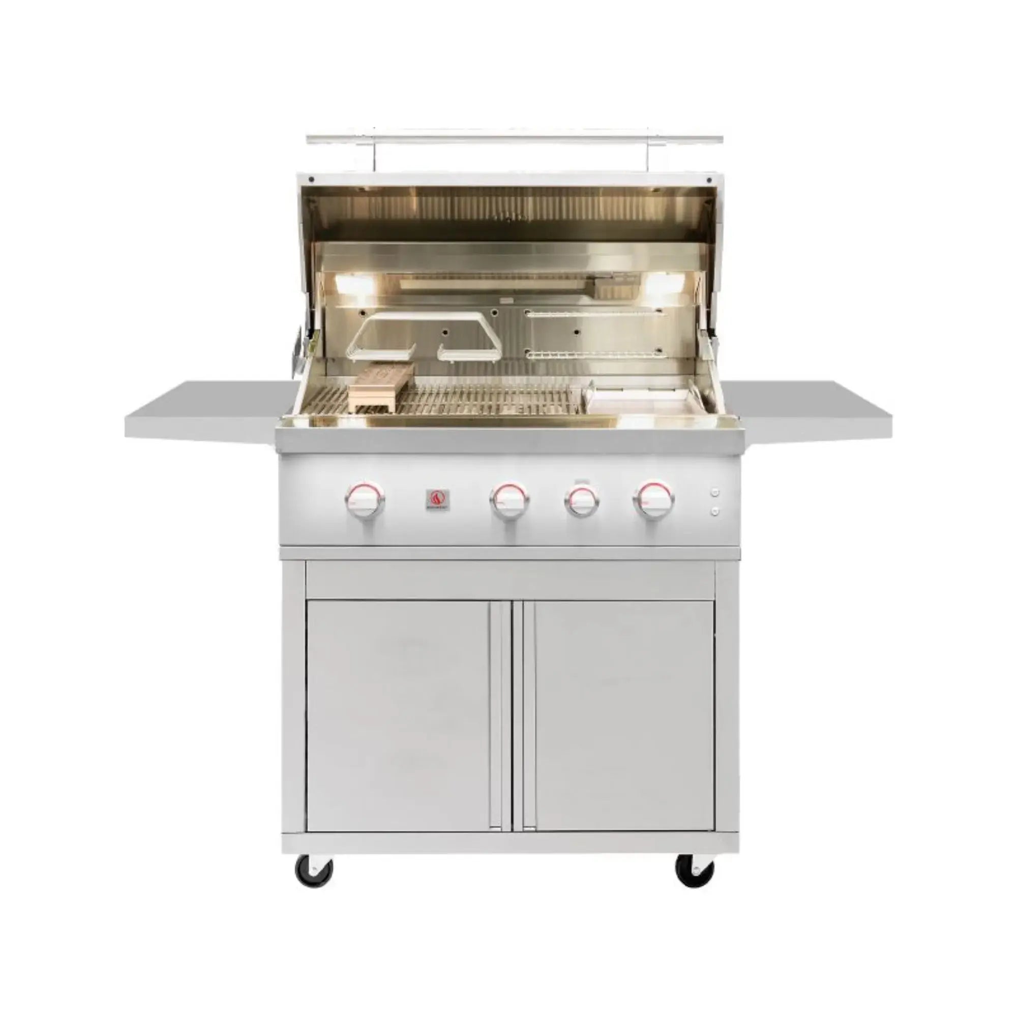 Summerset Quest 36" 3-Burner Freestanding Gas Grill w/ Cart — 70,000 BTU | QST36+QST36-DC Summerset