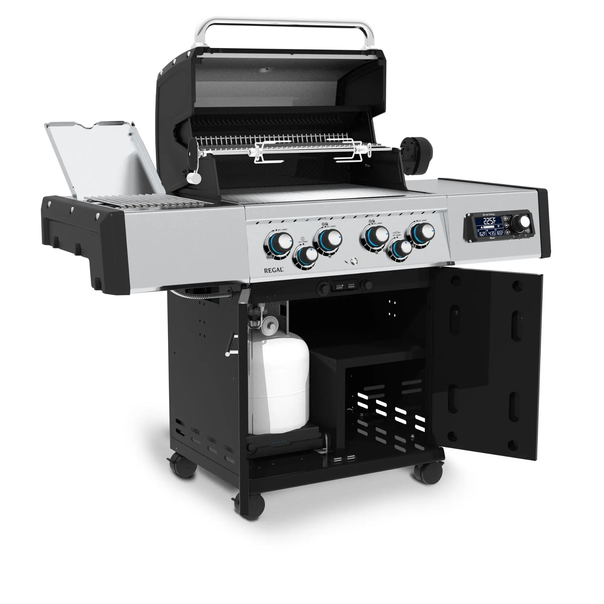 Broil King Regal Q 490 Pro IR 56-Inch Wi-Fi Enabled Propane Gas Grill – 687244 Broil King