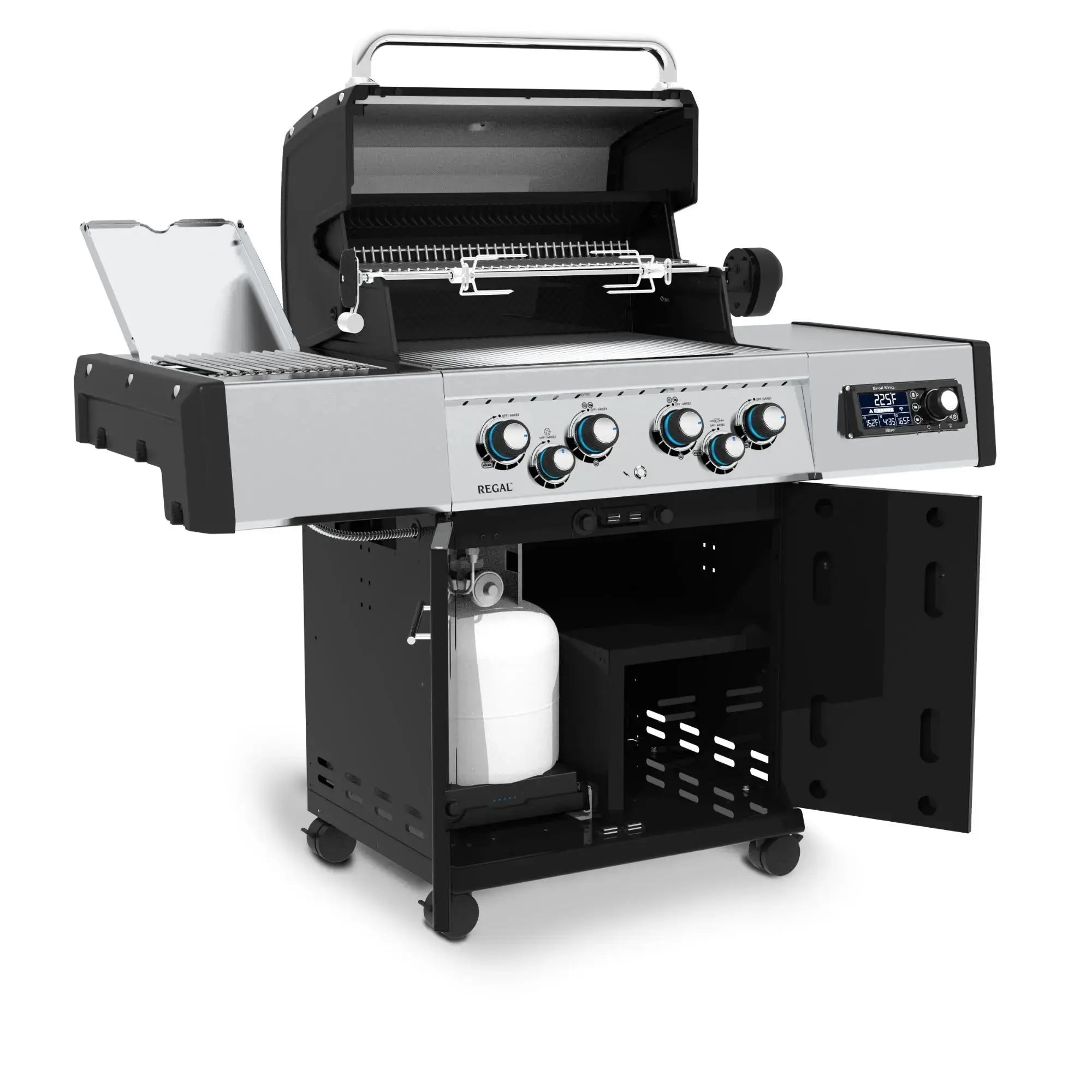 Broil King Regal Q 490 Pro IR 56-Inch Wi-Fi Enabled Propane Gas Grill – 687244 Broil King