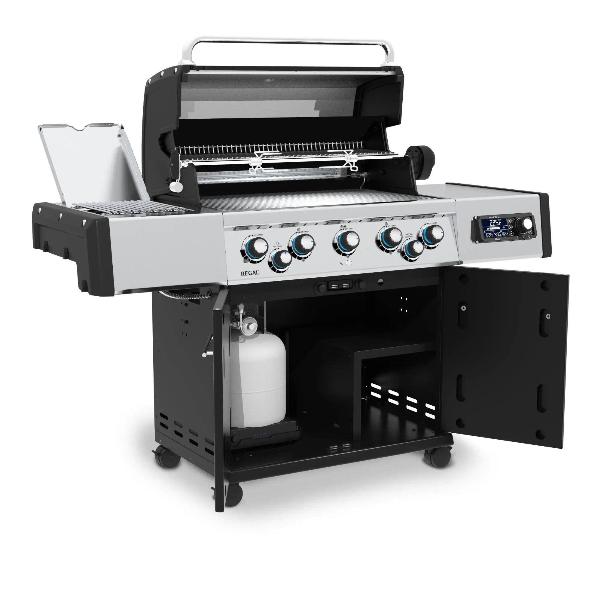 Broil King Regal Q 590 Pro IR Wi-Fi Enabled 5-Burner Gas Grill with Infrared Side Burner & Rotisserie Broil King