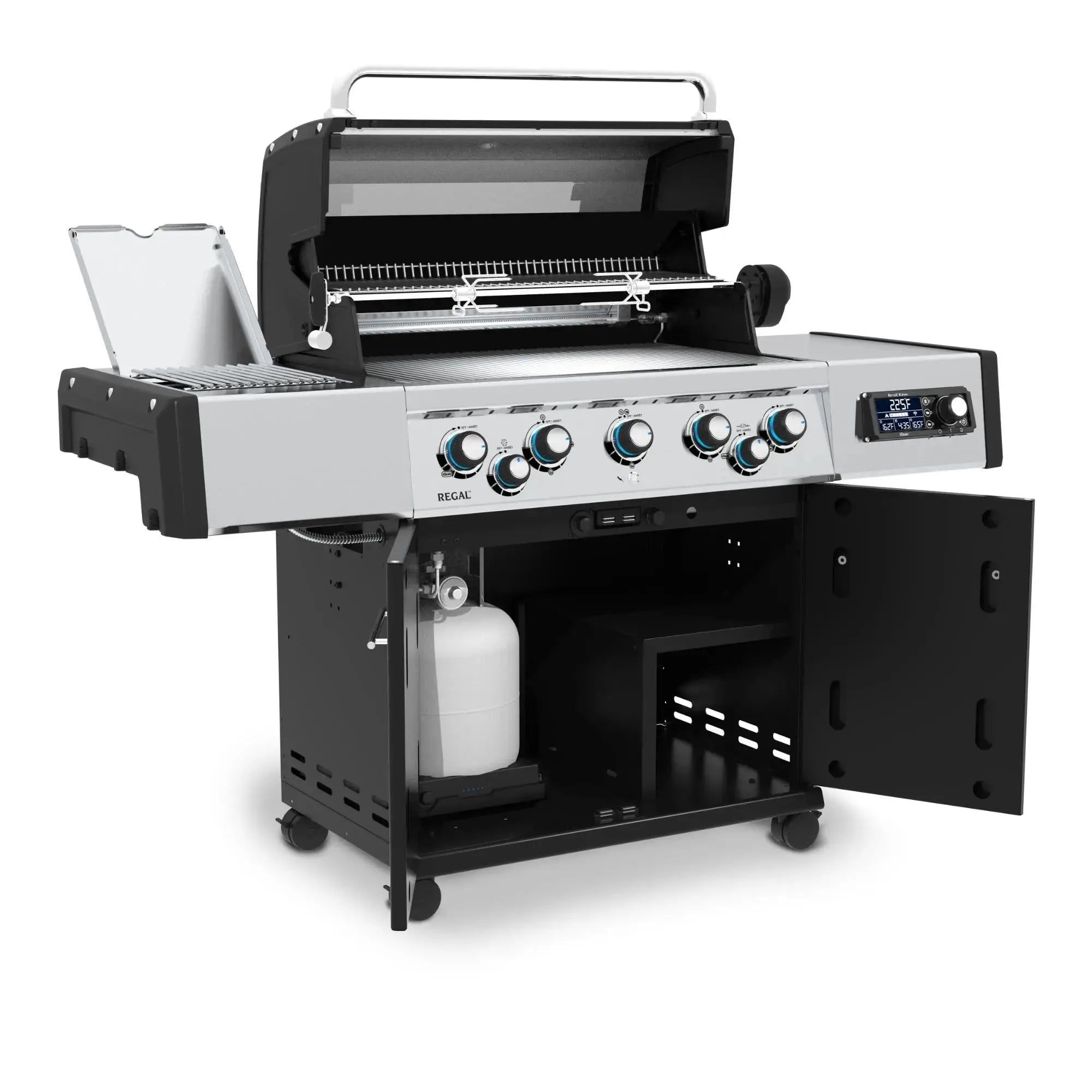 Broil King Regal Q 590 Pro IR Wi-Fi Enabled 5-Burner Gas Grill with Infrared Side Burner & Rotisserie Broil King