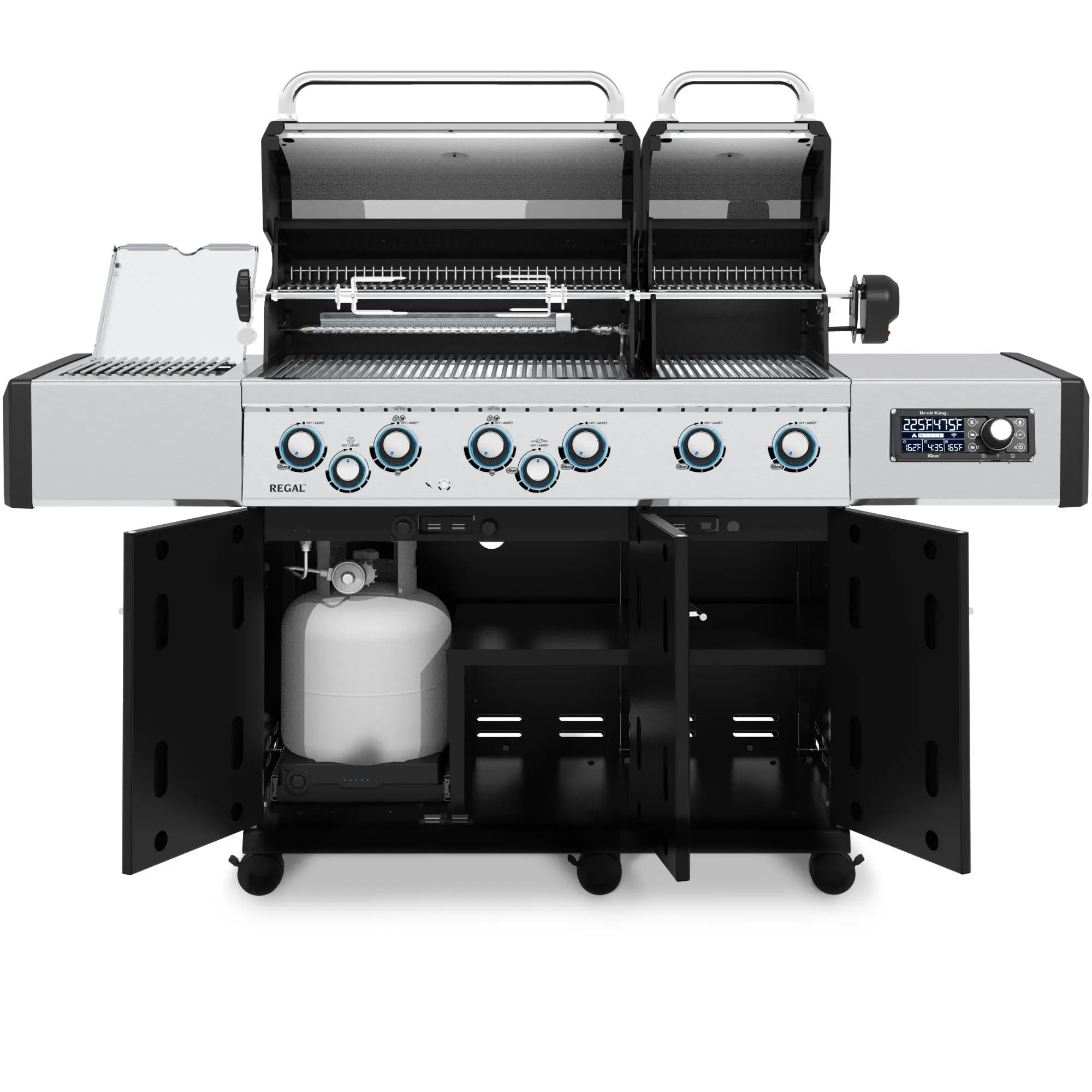 Broil King Regal Q 690 Pro IR Wi-Fi Enabled 6-Burner Gas Grill with Infrared Side Burner & Rotisserie Broil King