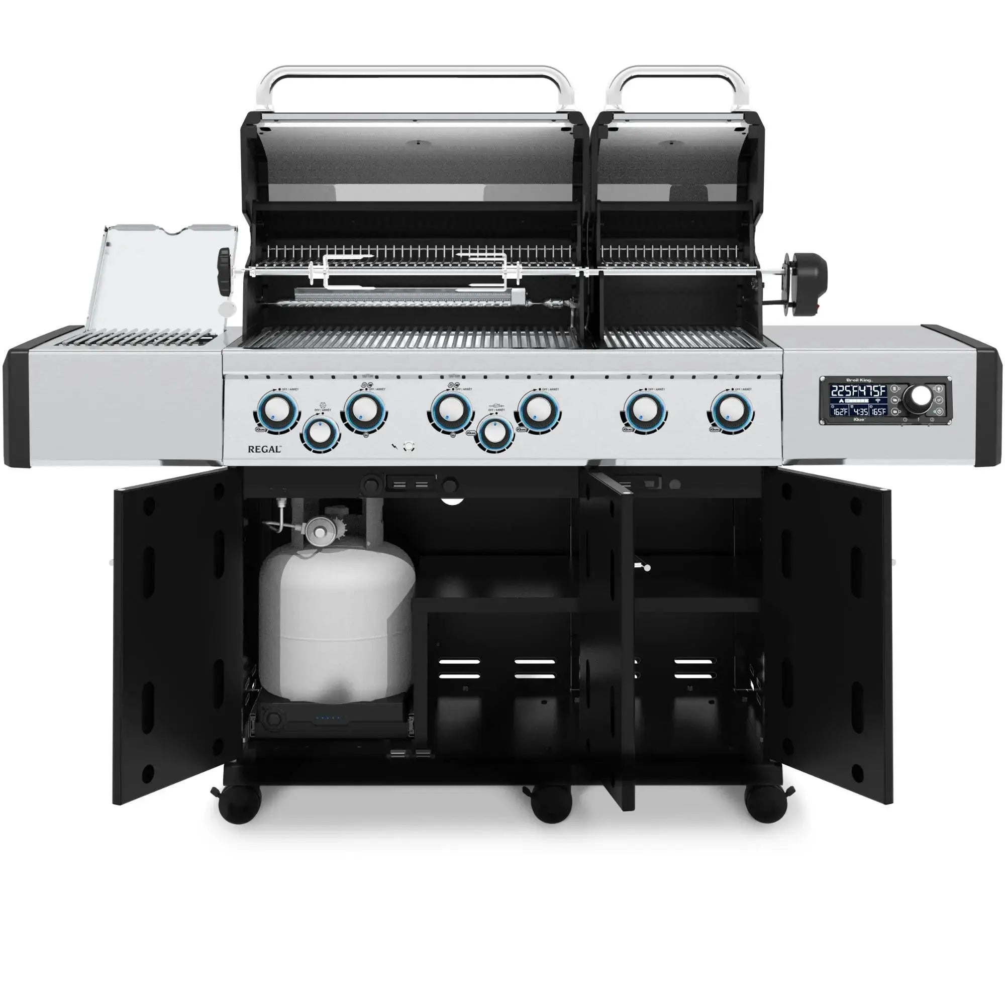 Broil King Regal Q 690 Pro IR Wi-Fi Enabled 6-Burner Gas Grill with Infrared Side Burner & Rotisserie Broil King