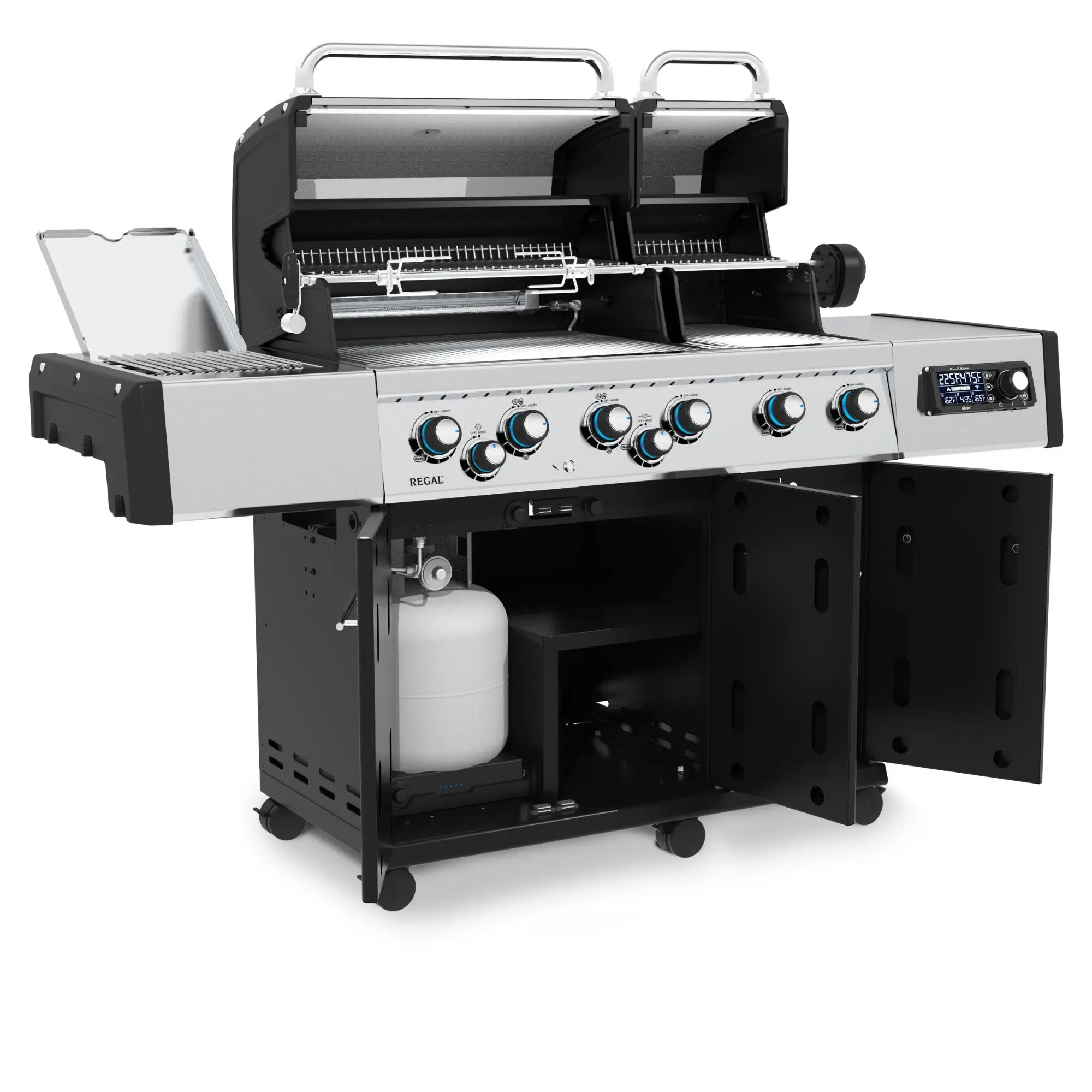 Broil King Regal Q 690 Pro IR Wi-Fi Enabled 6-Burner Gas Grill with Infrared Side Burner & Rotisserie Broil King