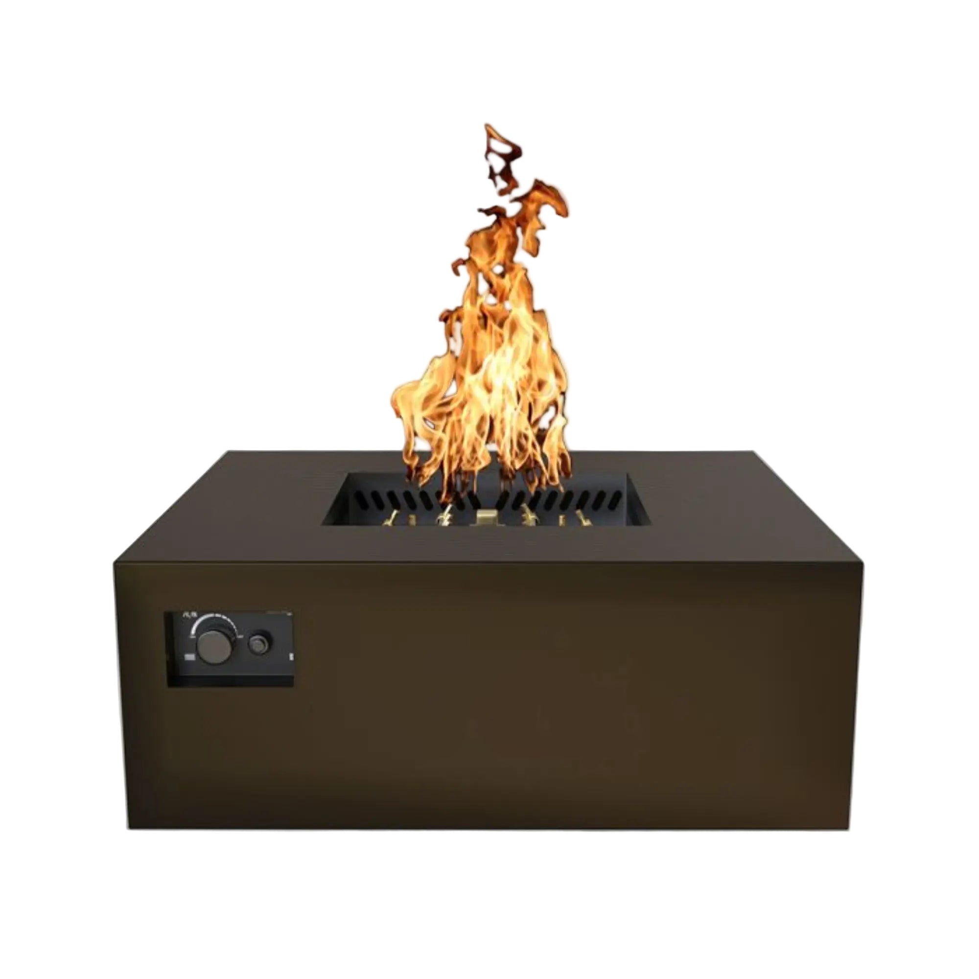 S48 AON 48″ Square Steel Gas Fire Table – Warming Trends