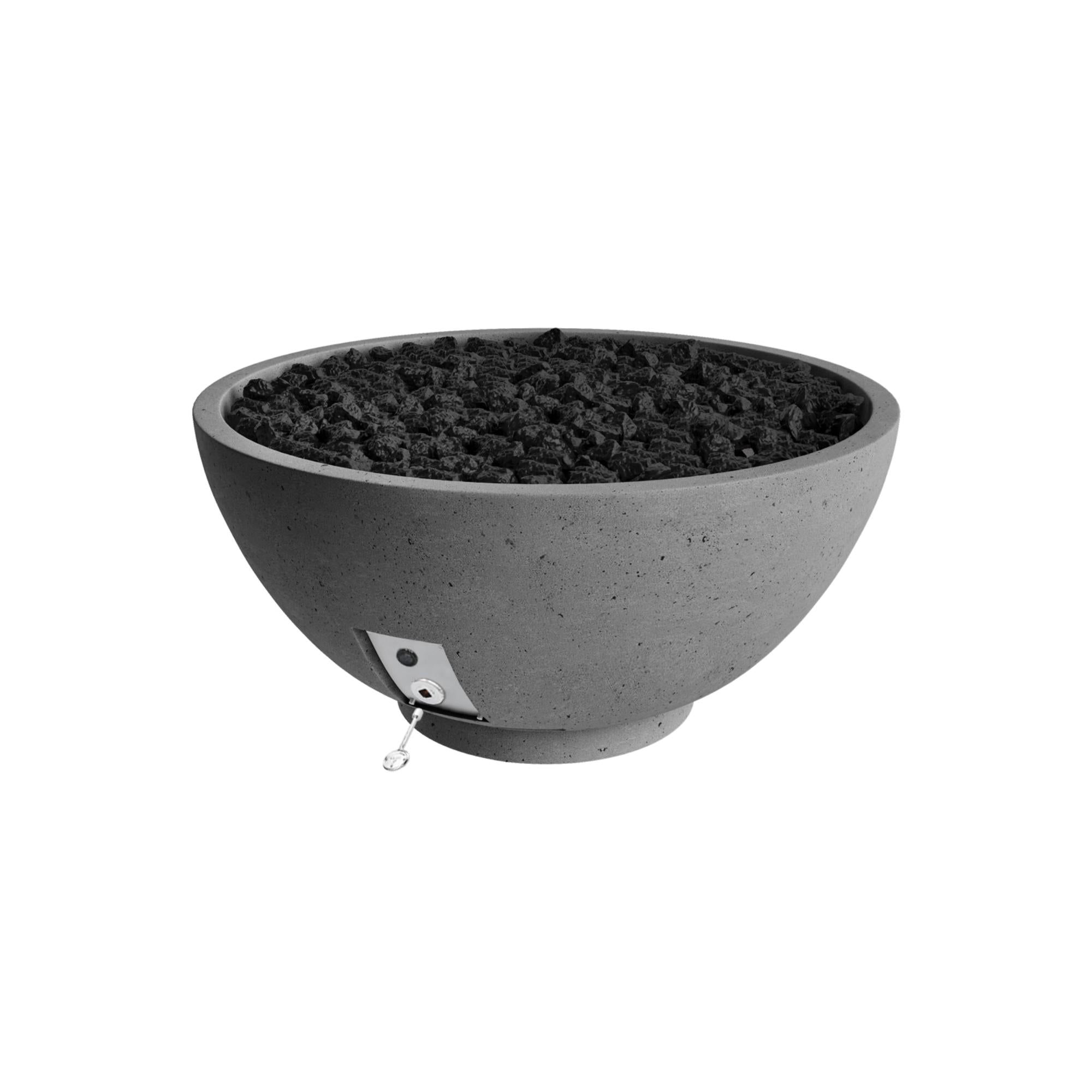 Sanctuary 39″ Round Concrete Gas Fire Bowl – SAN2 – by Firegear