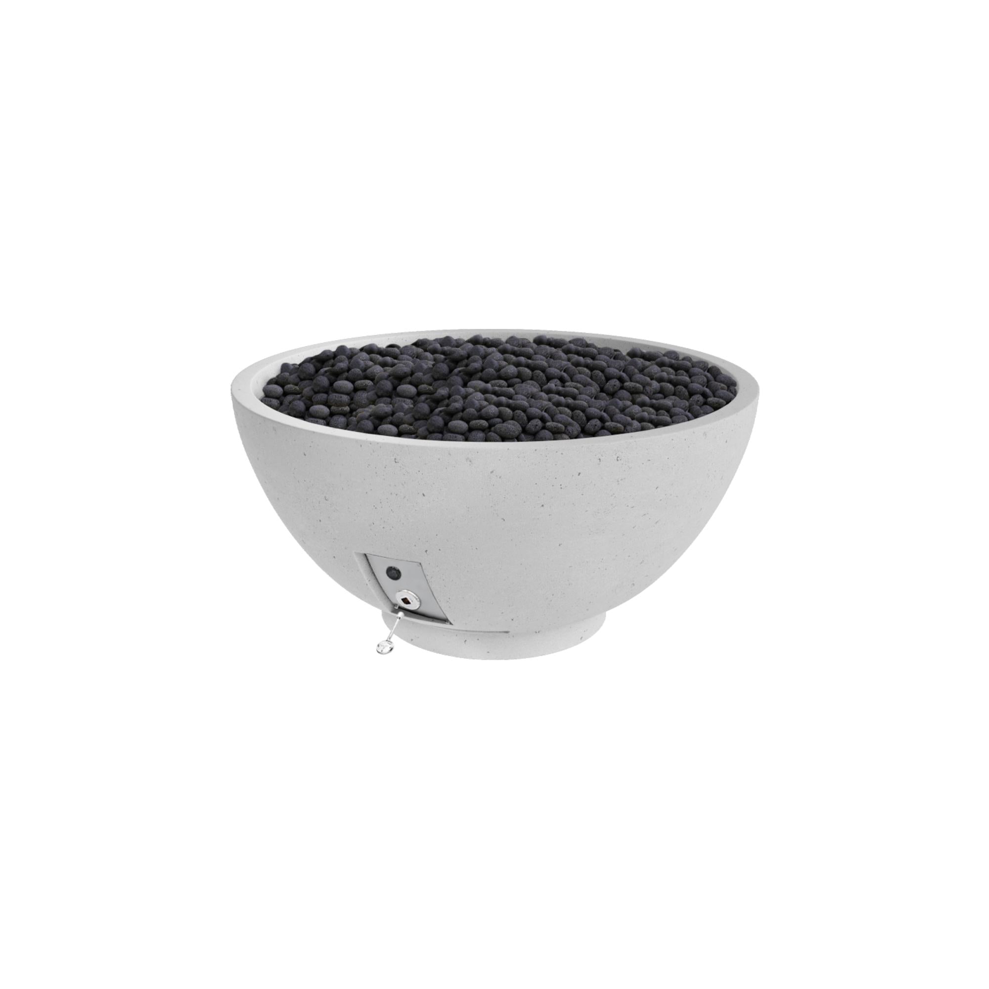 Sanctuary 30″ Round Concrete Gas Fire Bowl – Pro Series by Firegear