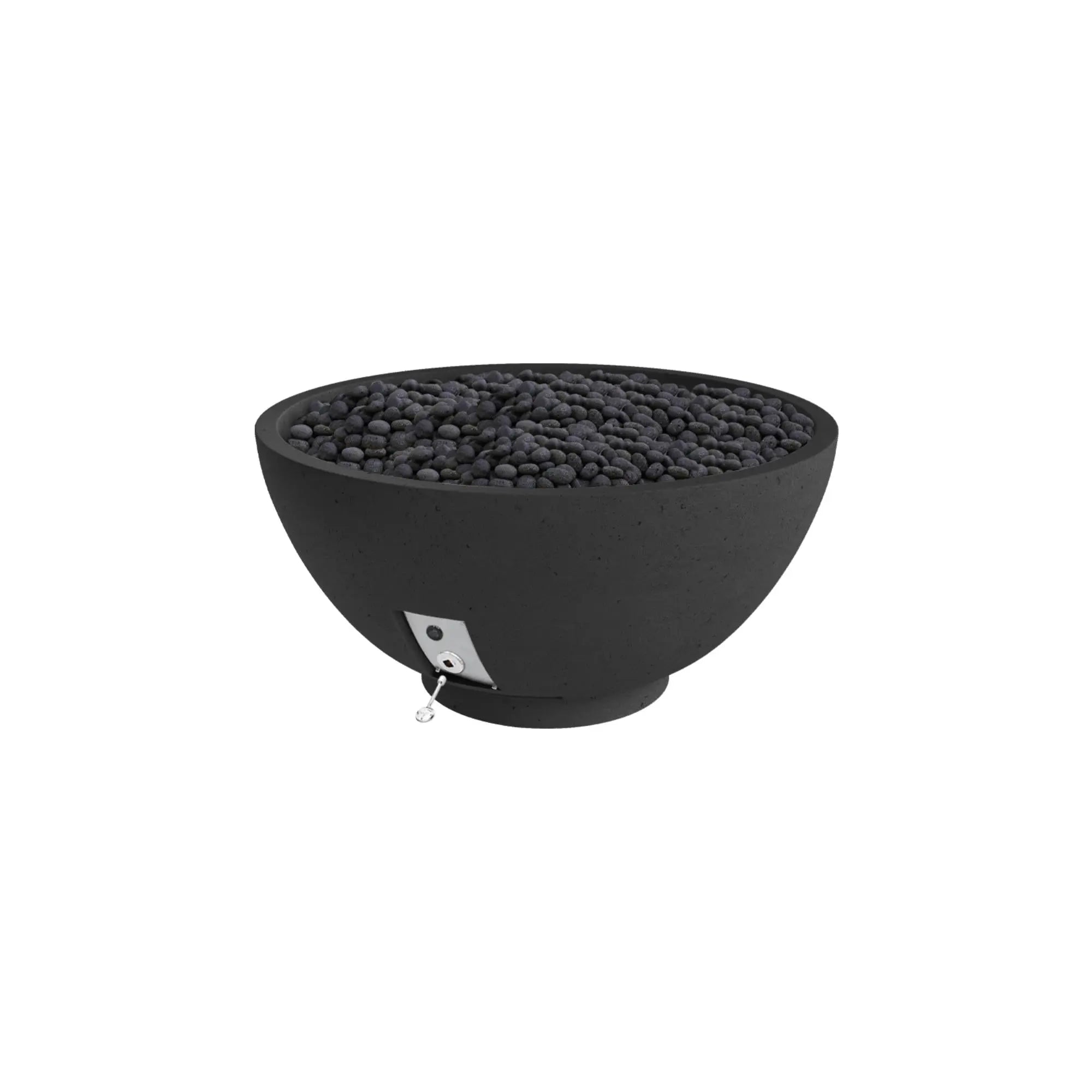 Sanctuary 30″ Round Concrete Gas Fire Bowl – SAN3 – by Firegear Firegear