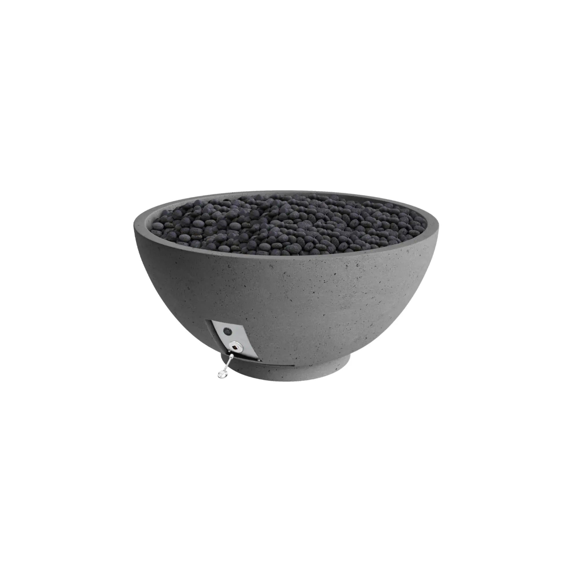 Sanctuary 30″ Round Concrete Gas Fire Bowl – SAN3 – by Firegear Firegear