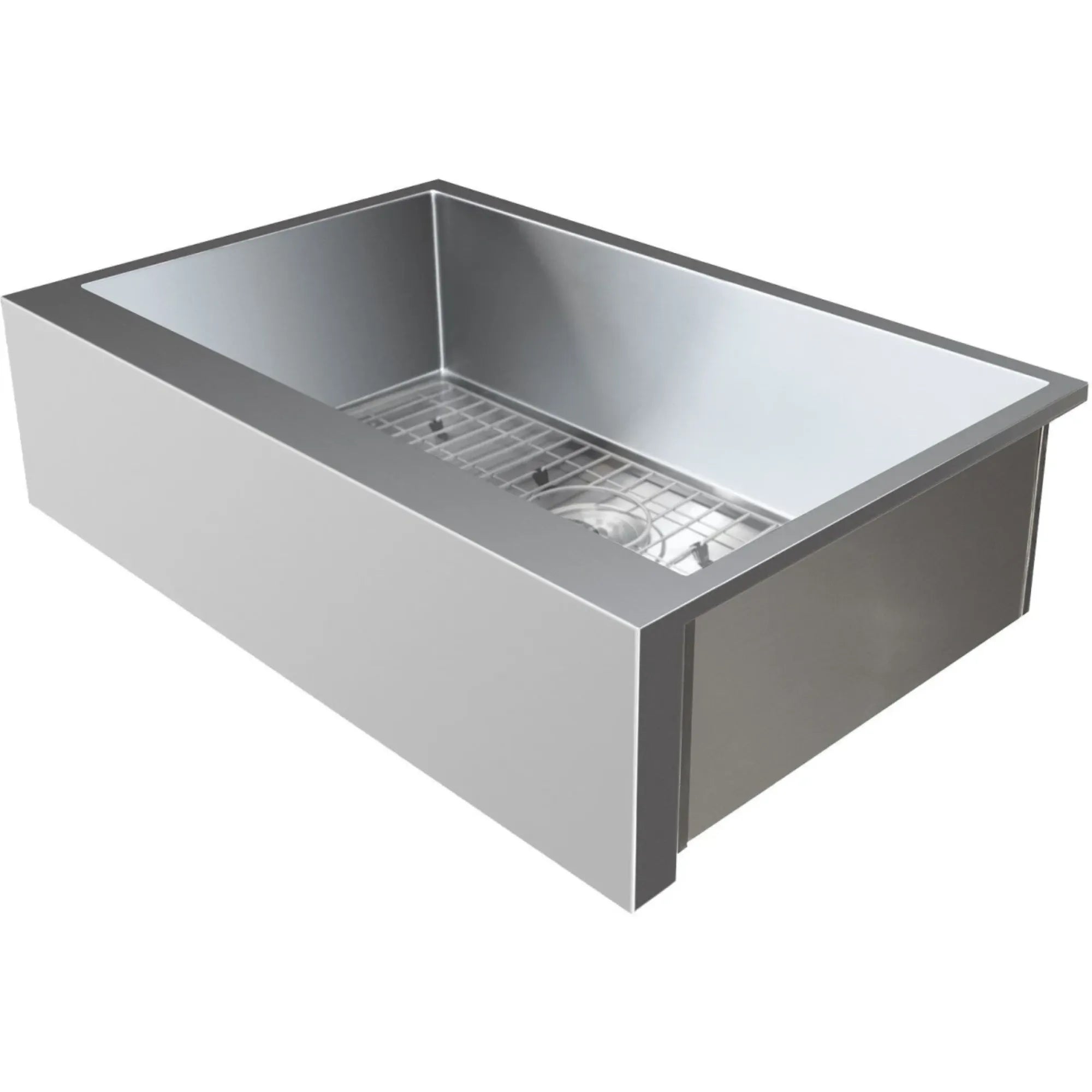 Summerset 32" Outdoor Farmhouse Sink Package — 304 SS with Hot & Cold Faucet | SNK-32FH-P Summerset