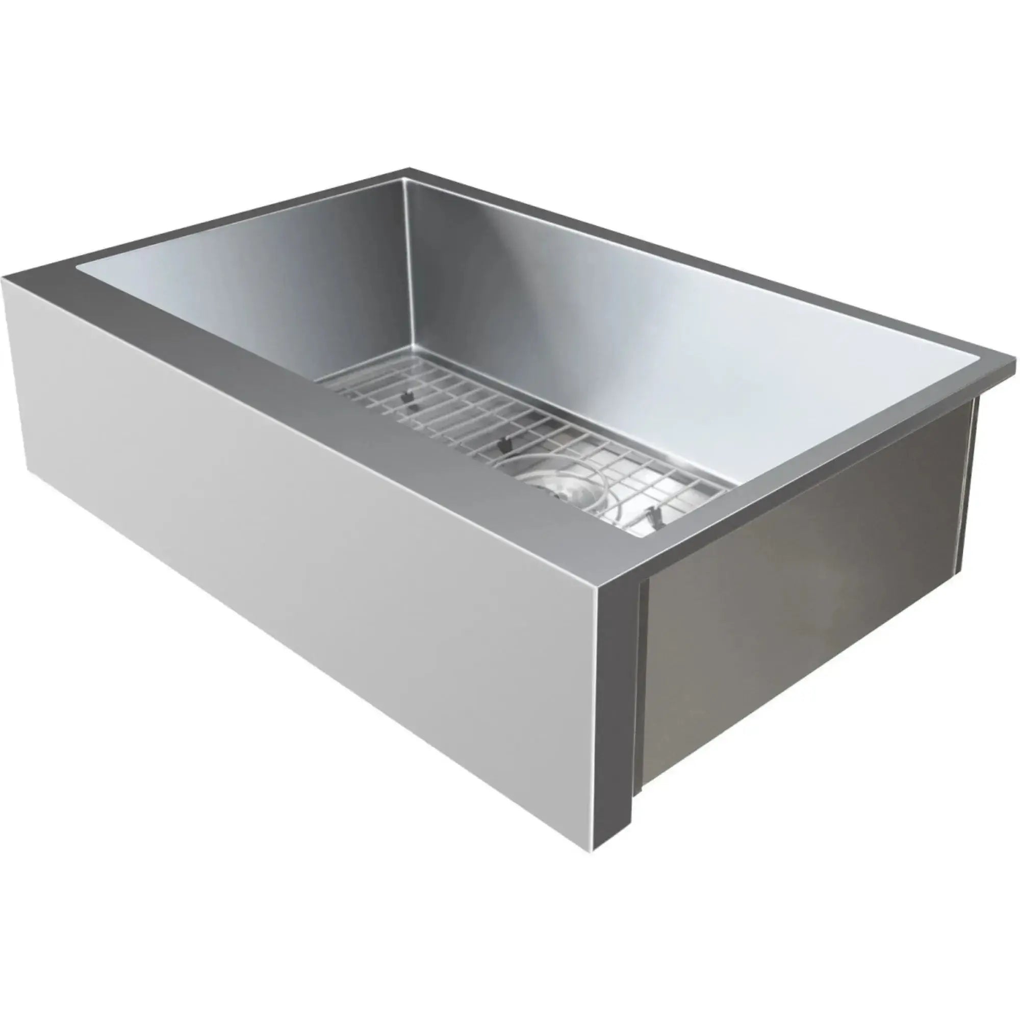 Summerset 32" Outdoor Farmhouse Sink Package — 304 SS with Hot & Cold Faucet | SNK-32FH-P Summerset