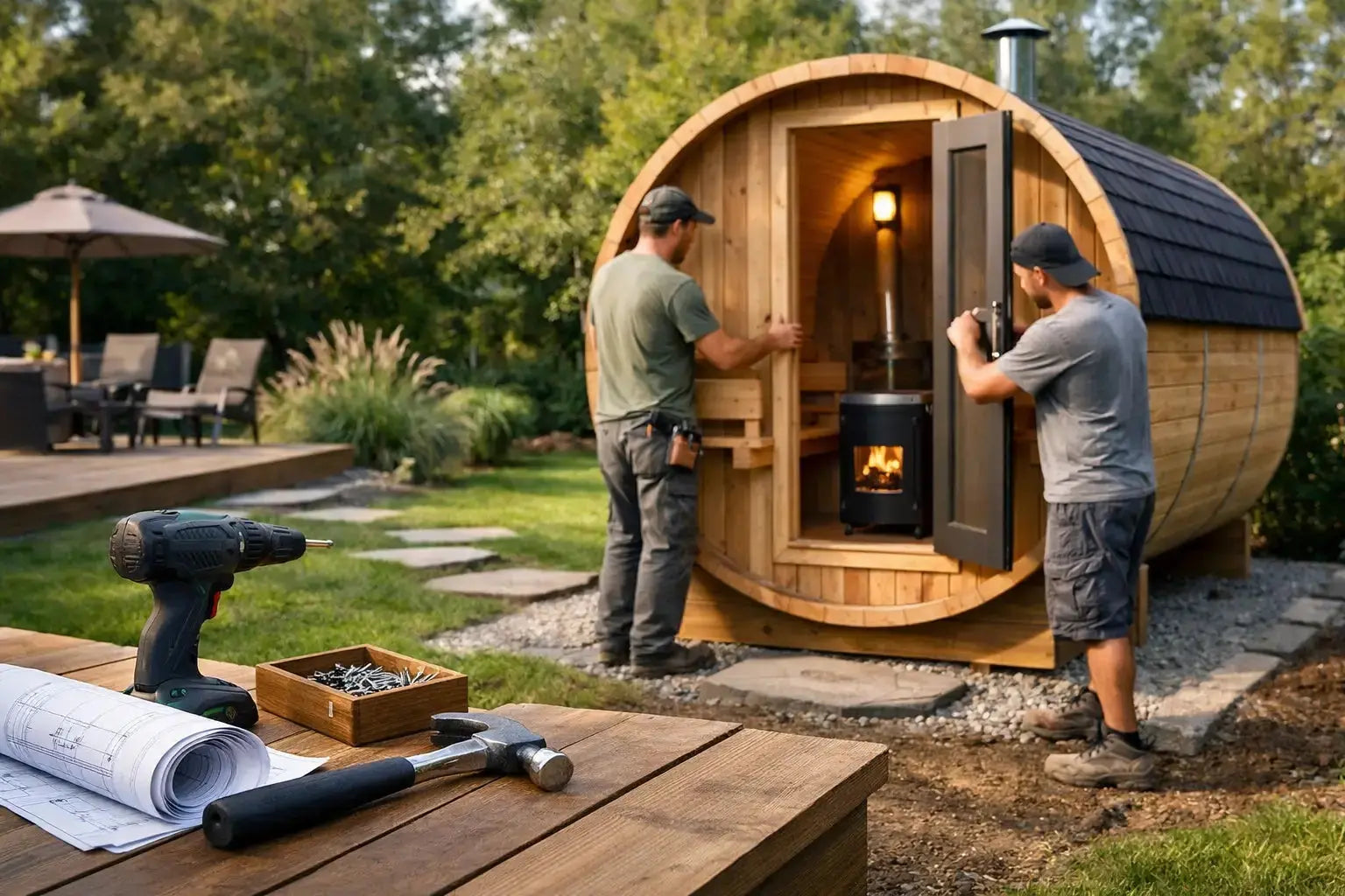 Backyard Sauna Installation Guide