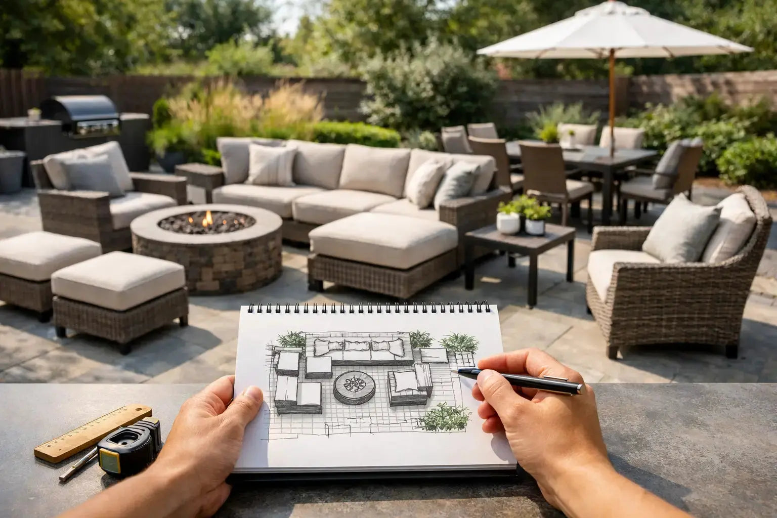 How to Plan Patio Furniture Layout Right