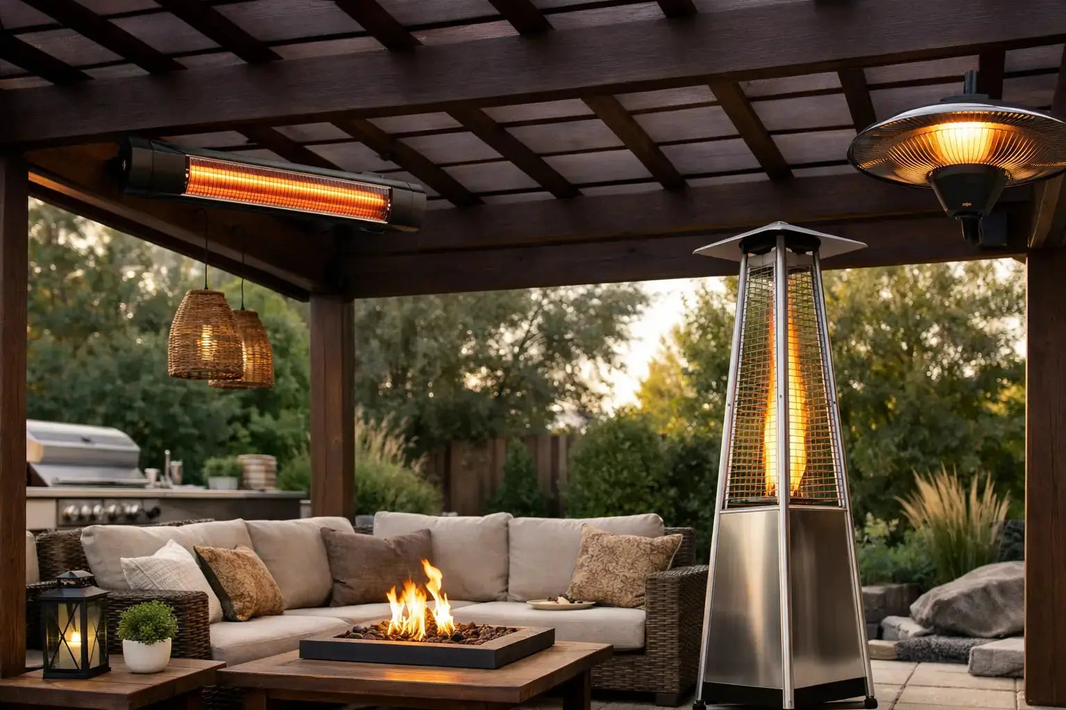 Pergola Compatible Patio Heaters That Fit