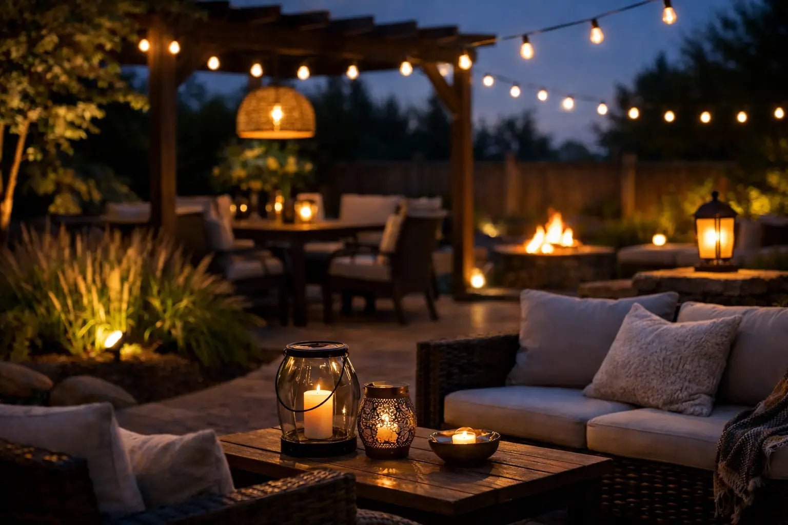 How to Layer Patio Lighting the Right Way