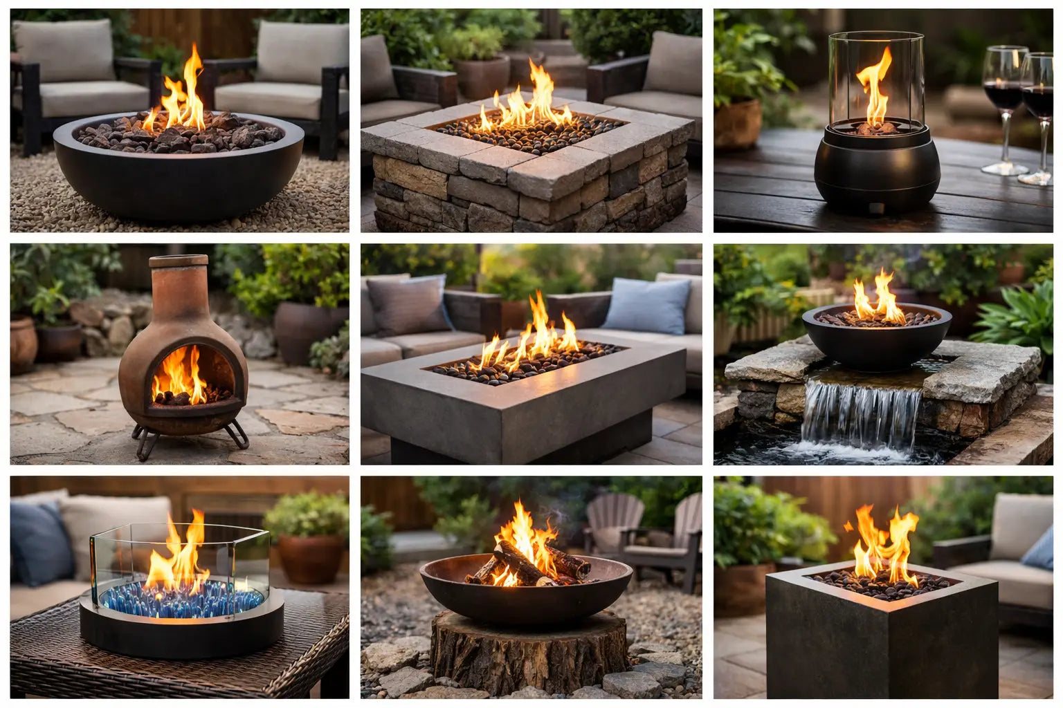 9 Small Backyard Fire Feature Examples