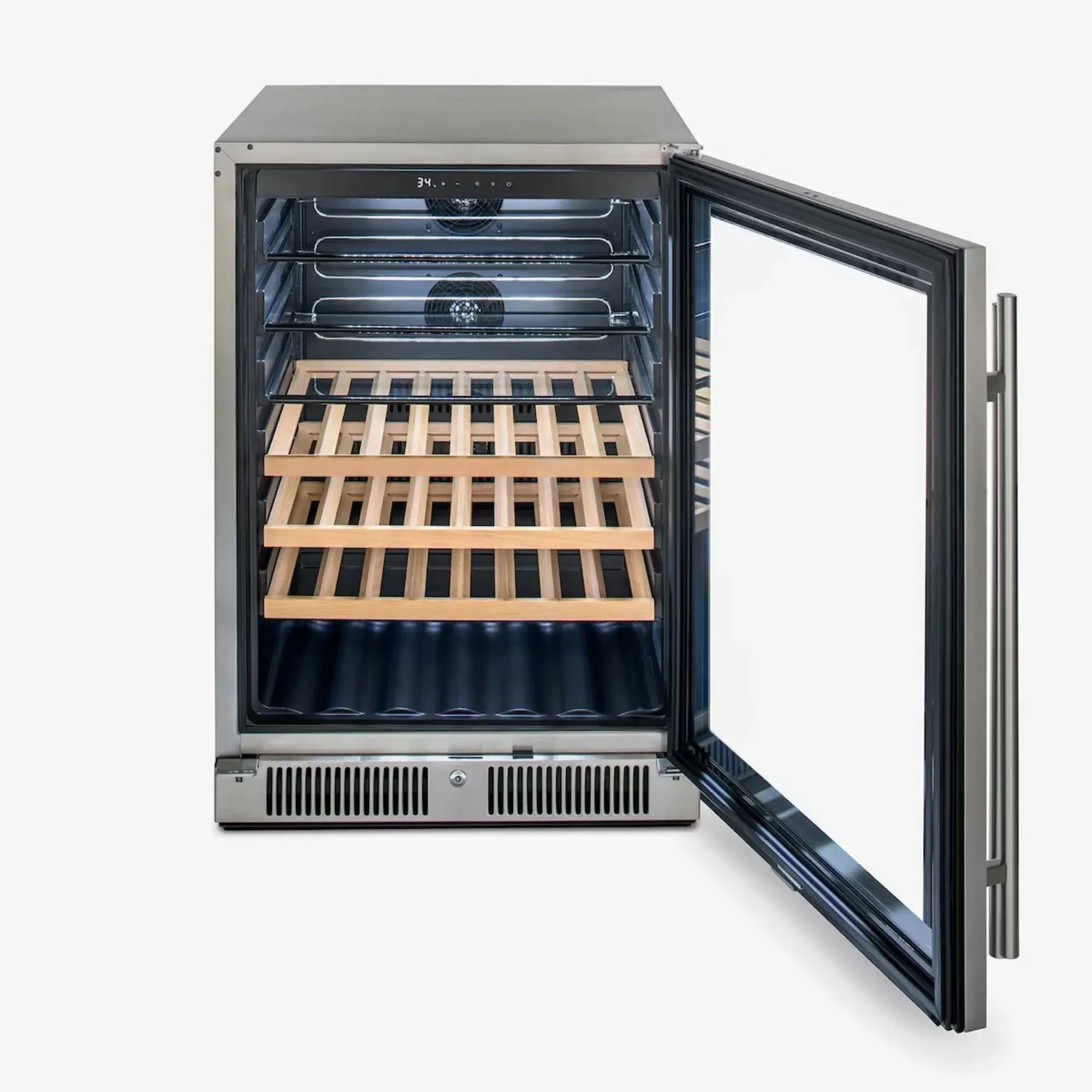 Blaze 24-Inch 5.5 Cu. Ft. Outdoor Glass Door Beverage Cooler – BLZ-GDBEV-5.5 Blaze