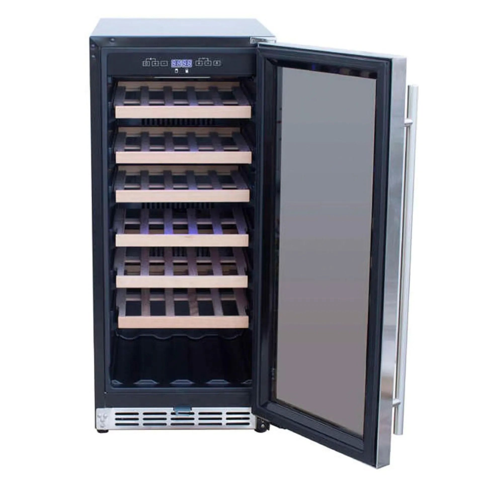Summerset 15" Outdoor Rated Single Zone Wine Cooler — 3.2 Cu. Ft. | RFR-15W Summerset