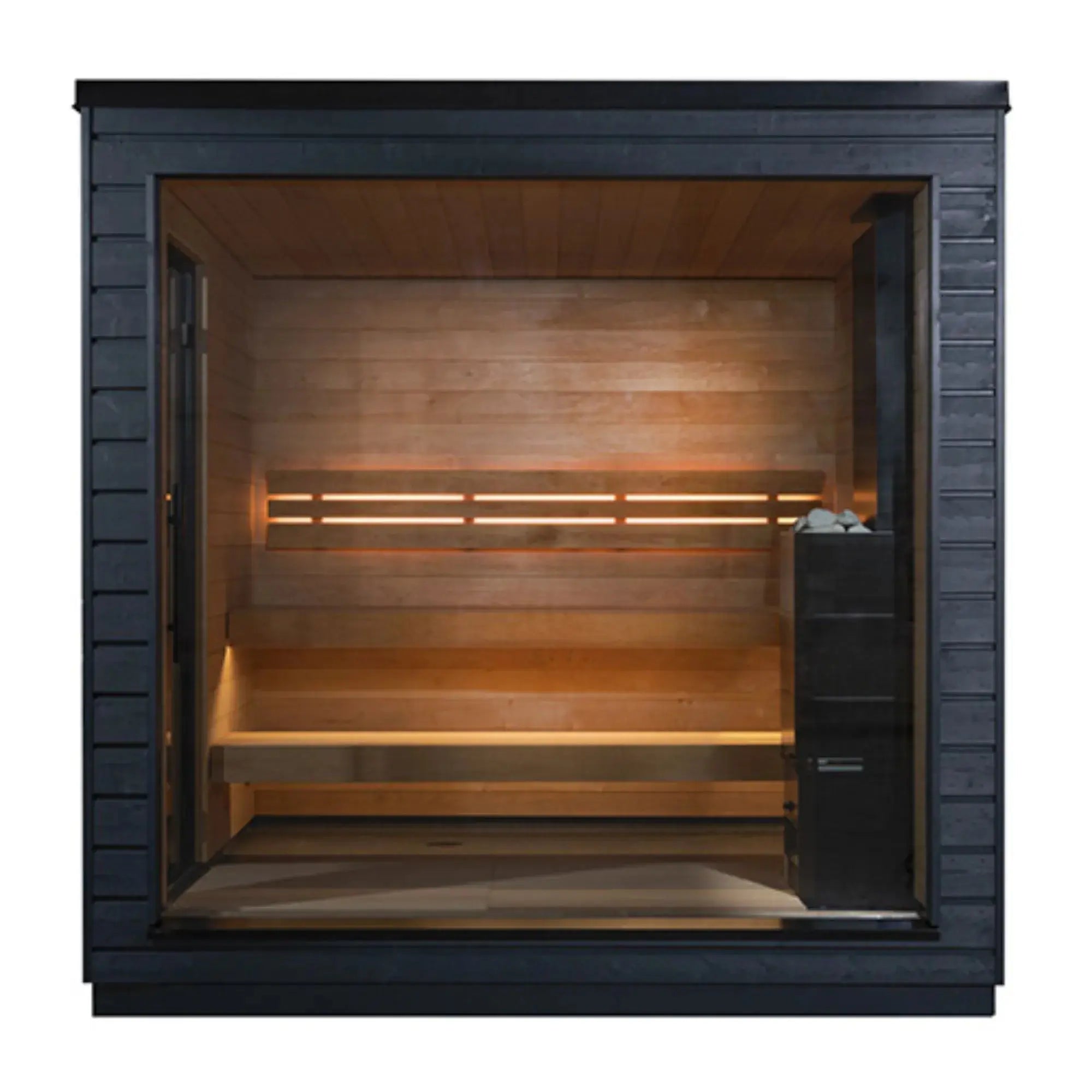 SaunaLife Model G6 Pre-Assembled Outdoor Home Sauna SaunaLife