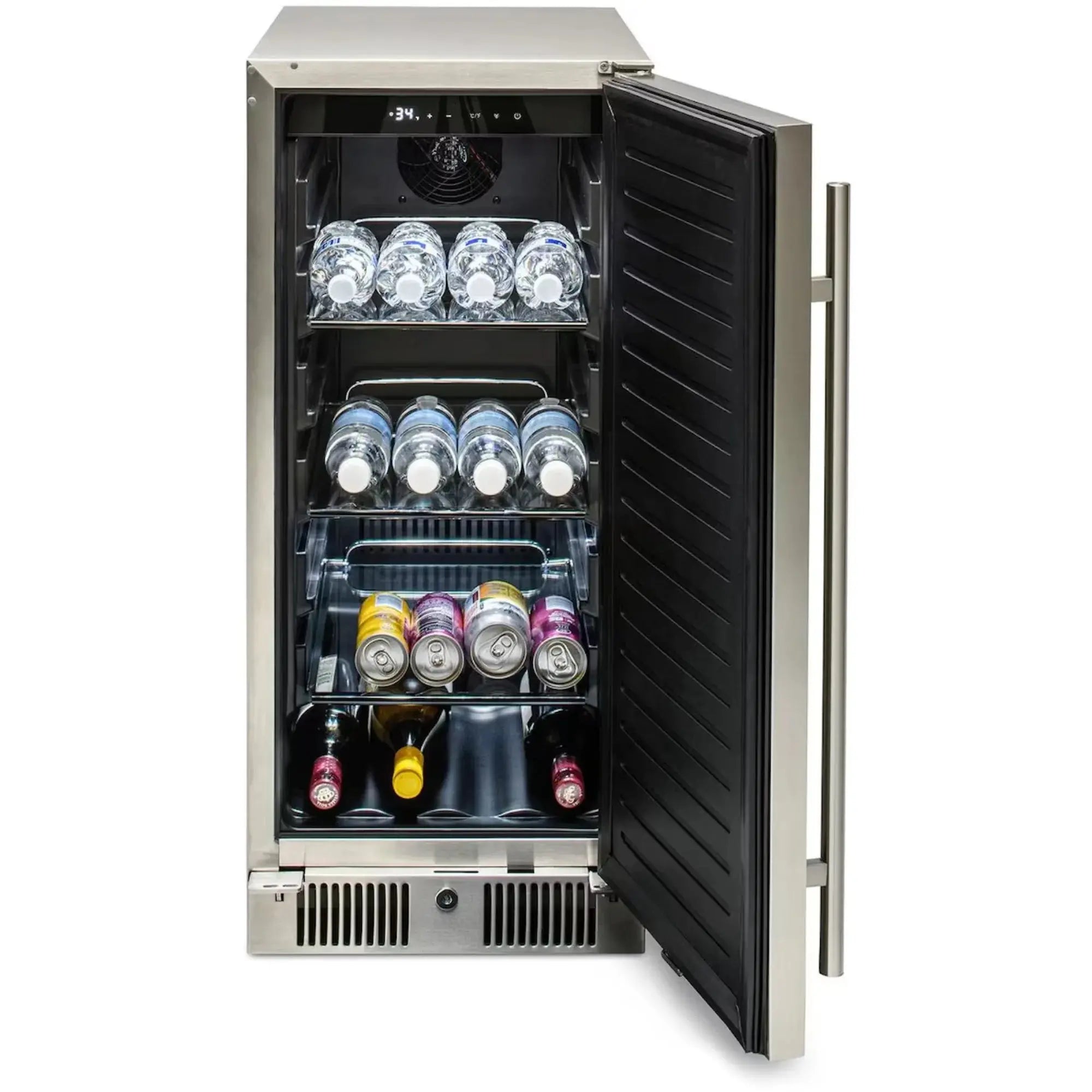 Blaze 15-Inch 3.2 Cu. Ft. Outdoor Rated Compact Refrigerator – BLZ-SSRF-15 Blaze