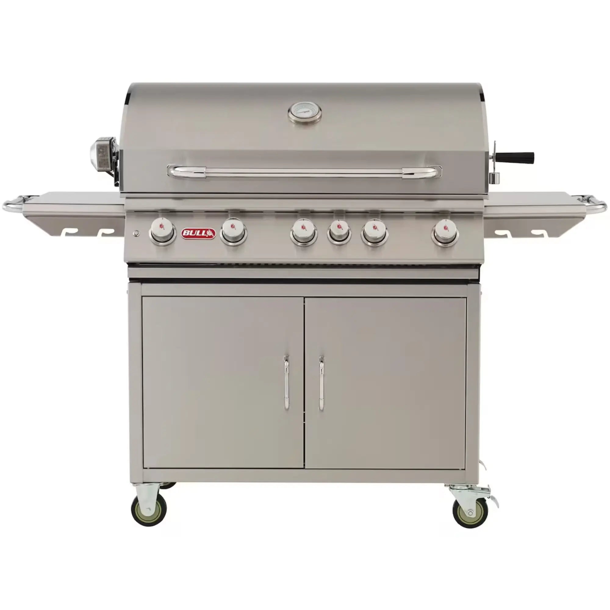 Bull Brahma 38-Inch 5-Burner Freestanding Gas Grill with Cart Bull
