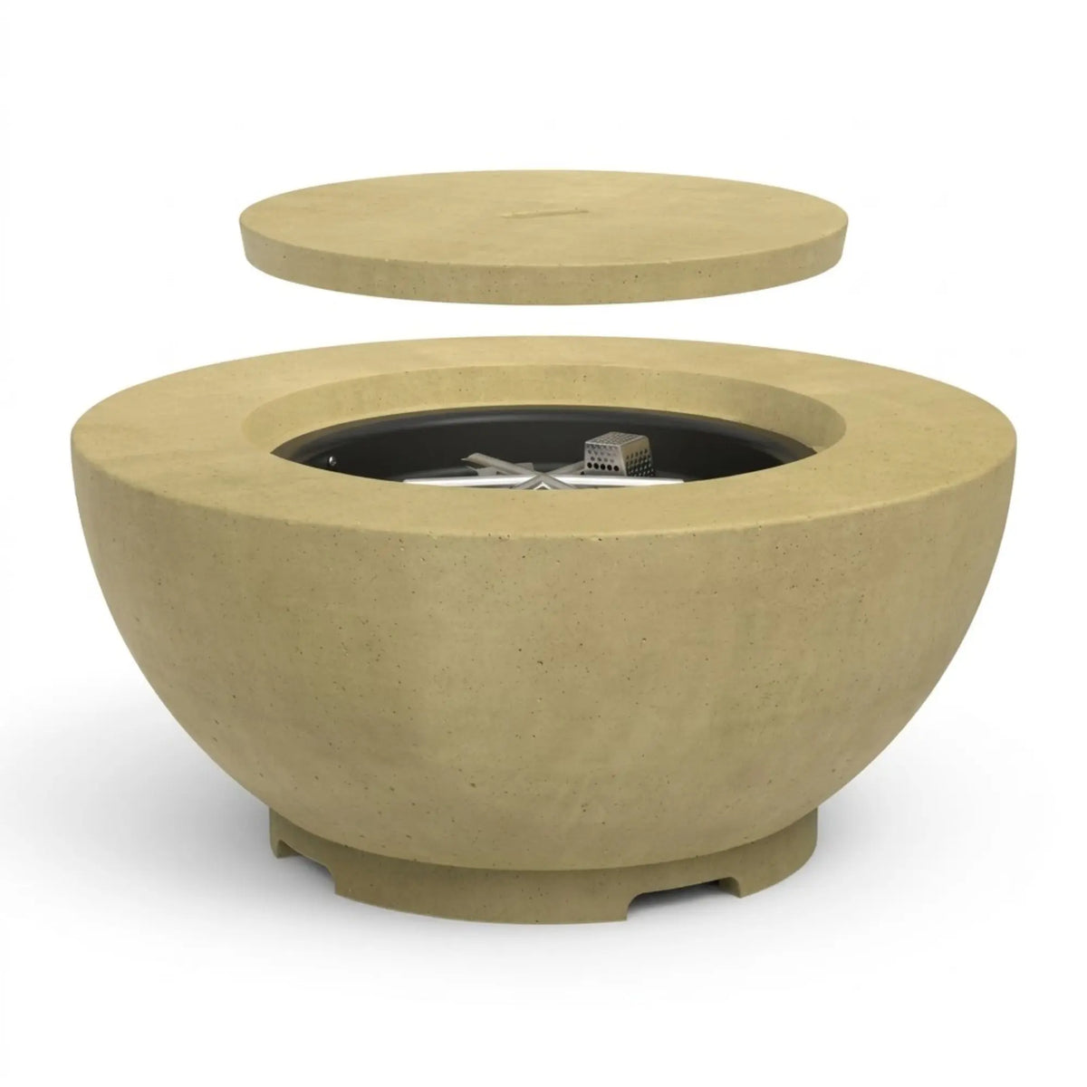 American Fyre Designs Chat Height 36" Round GFRC Gas Fire Bowl American Fyre Designs