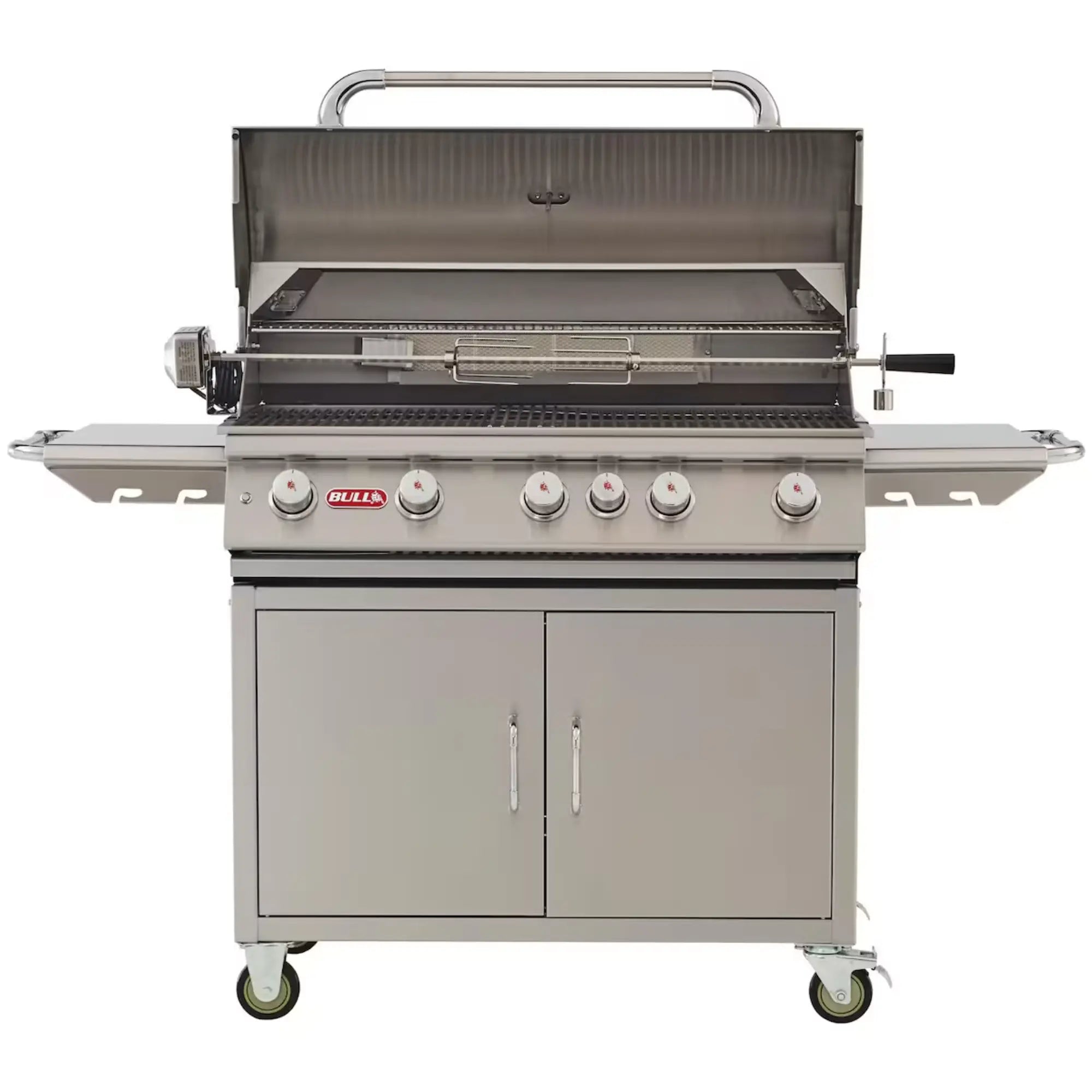 Bull Brahma 38-Inch 5-Burner Freestanding Gas Grill with Cart Bull