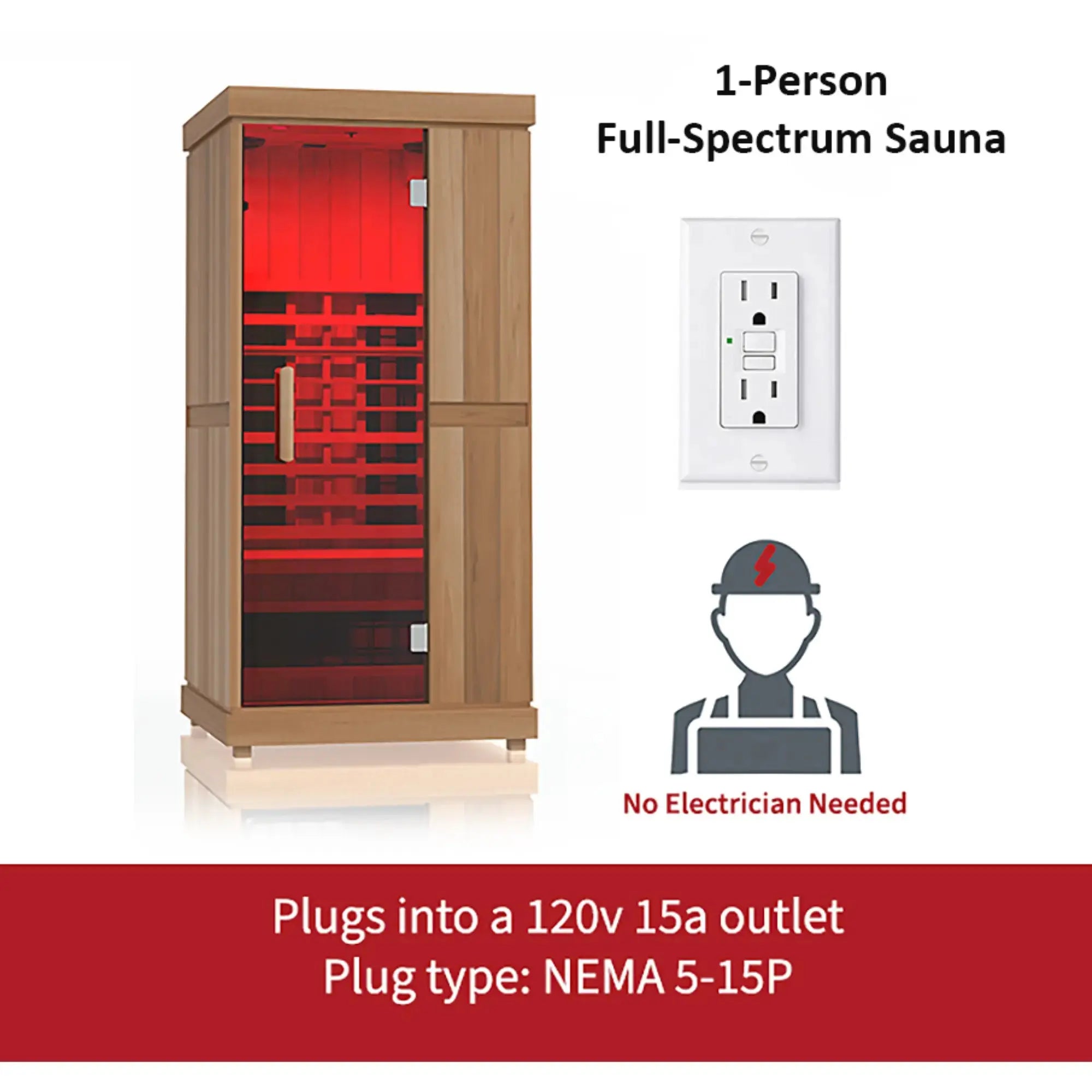 Finnmark FD-1 Full-Spectrum Infrared Sauna Finnmark
